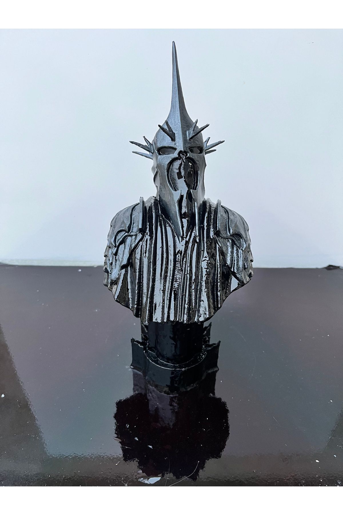 3DUNİVERSEOFMODELS 3D Witch-King Bust 20cm siyah