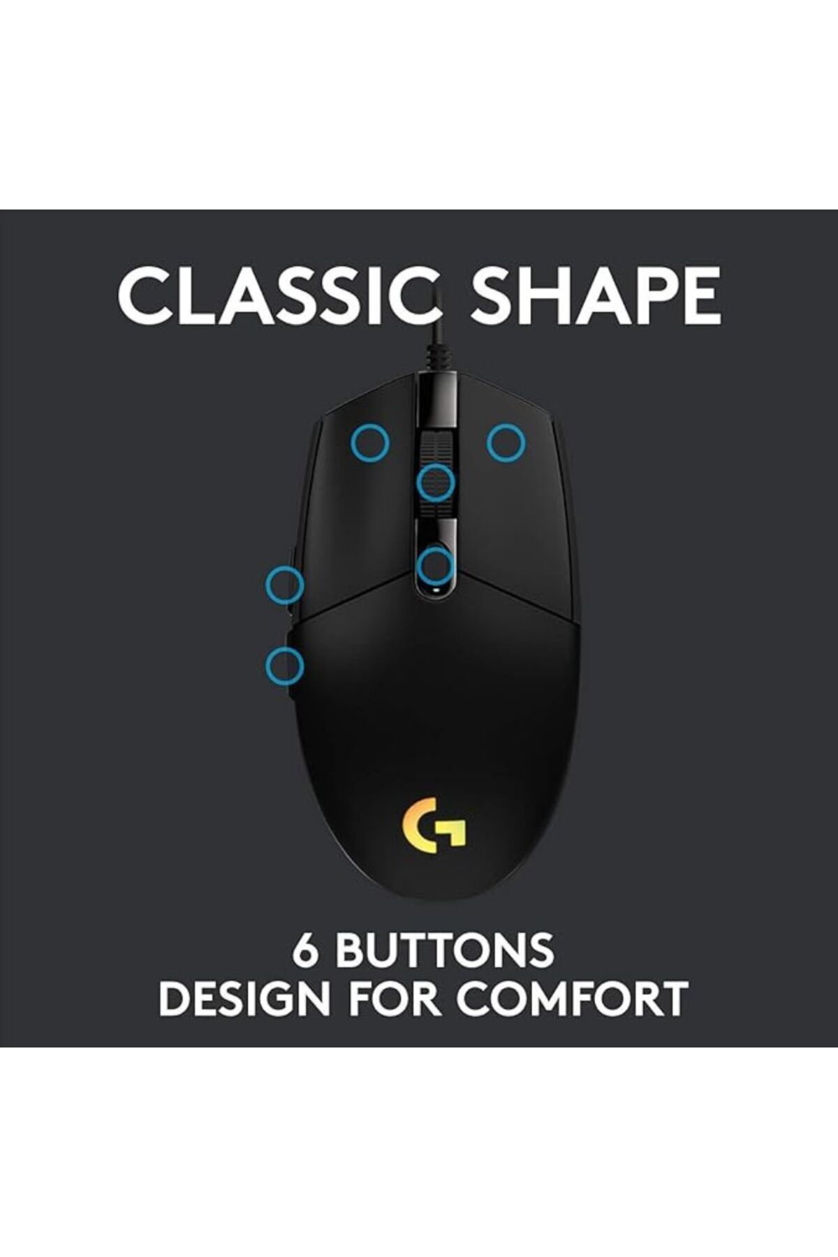 logitech-Logitech G102 LIGHTSYNC Gaming Mouse with Customizable RGB Lighting, 6 Programmable Buttons, Lightweight 5
