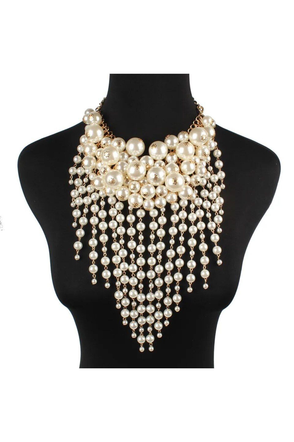 Shiklik MODA Şıklığınızı Tamamlayacak Uzun Püskül İncili Kolye