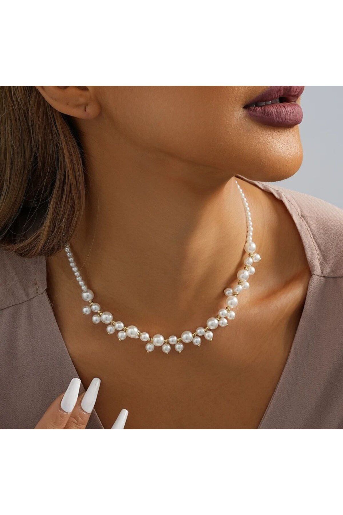 Shiklik MODA Şıklığınızı Tamamlayacak İncili Kadın Kolye