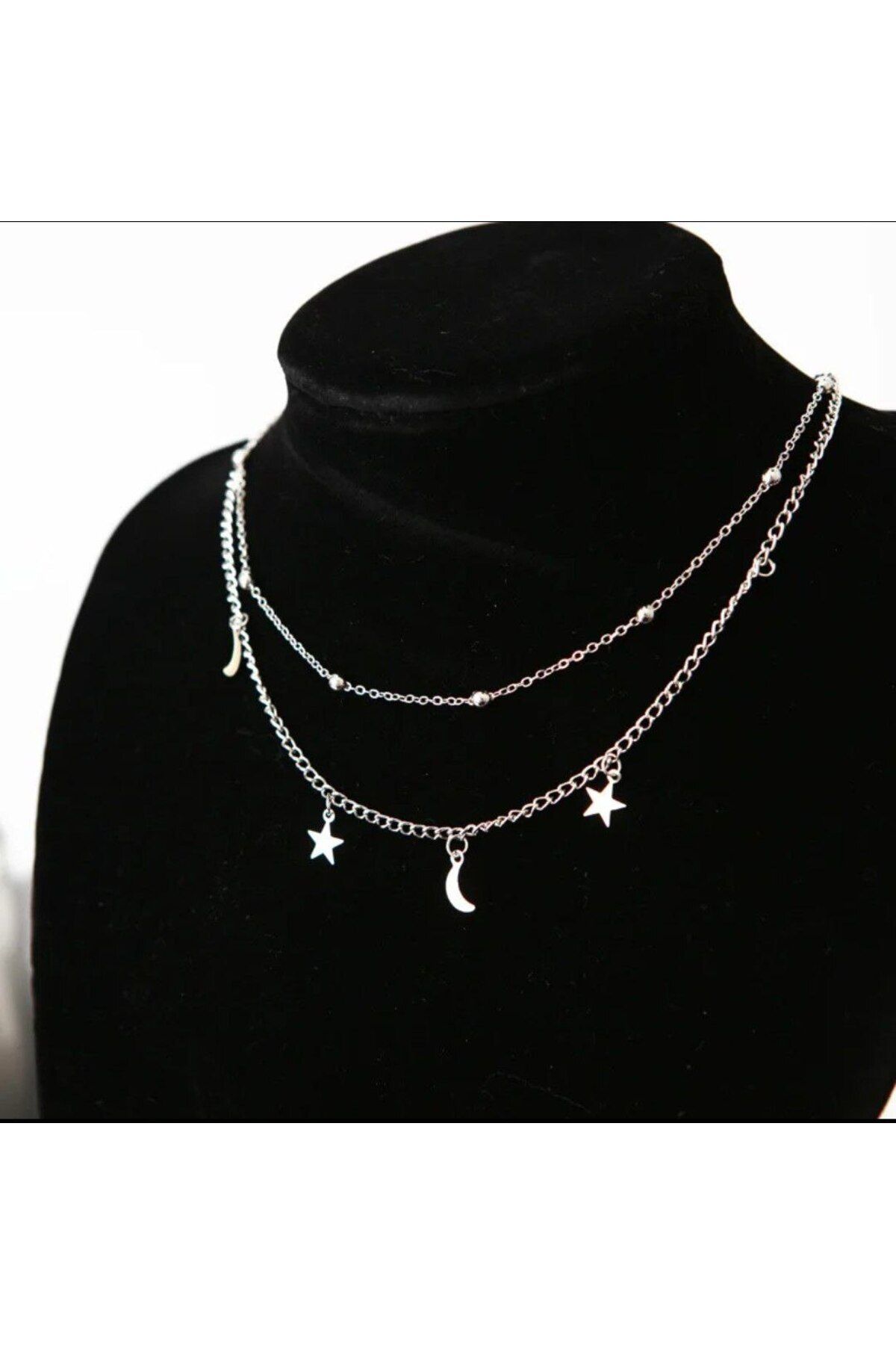 Shiklik MODA Ay Yıldız Motifli Şık Kolye ile Işıltınızı Yükseltin