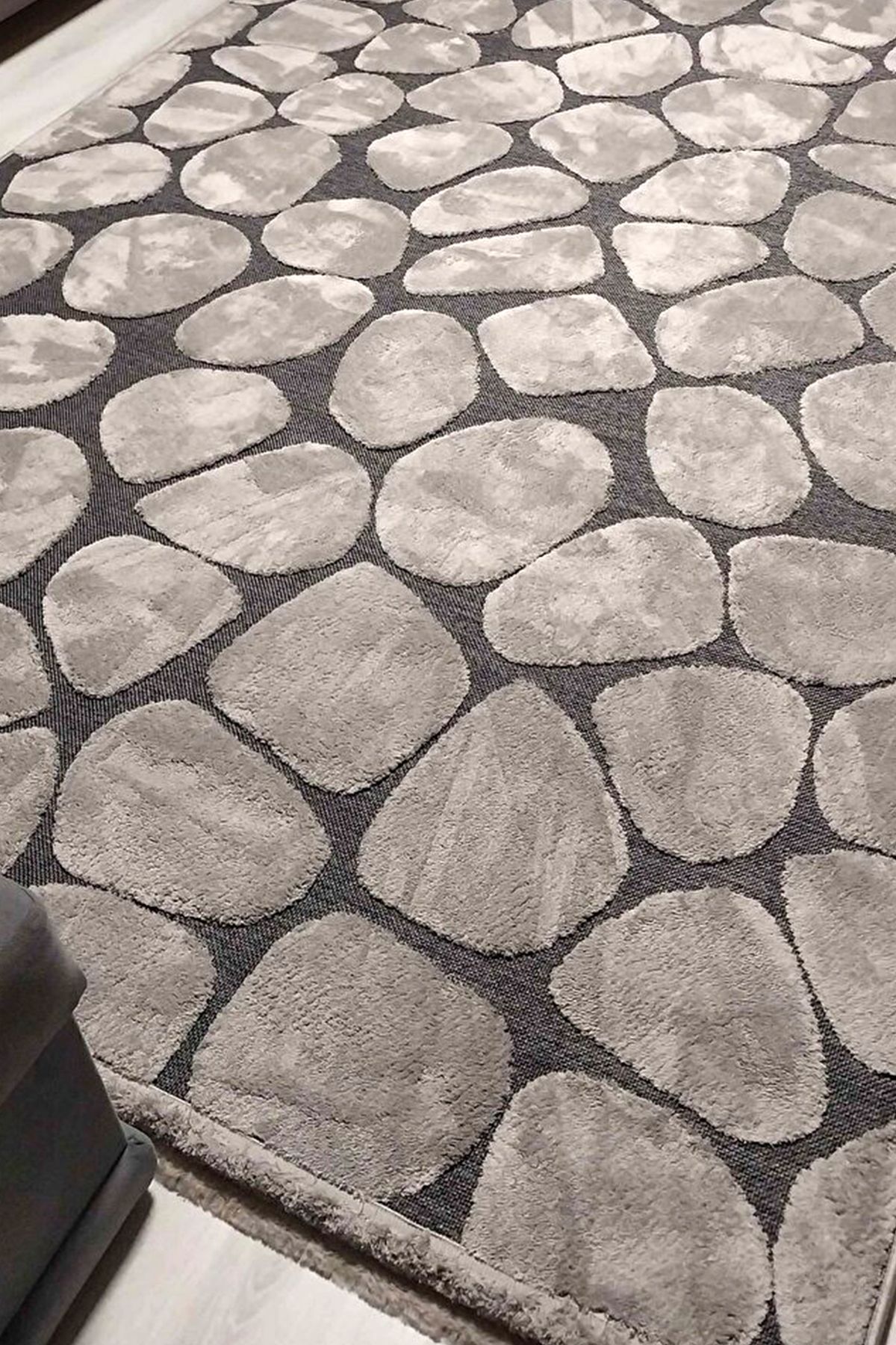 Has Halı Lumera 8001 Gri - Salon, Koridor (Yolluk), Mutfak, Antre, Yatak ve Oturma Odası Halısı