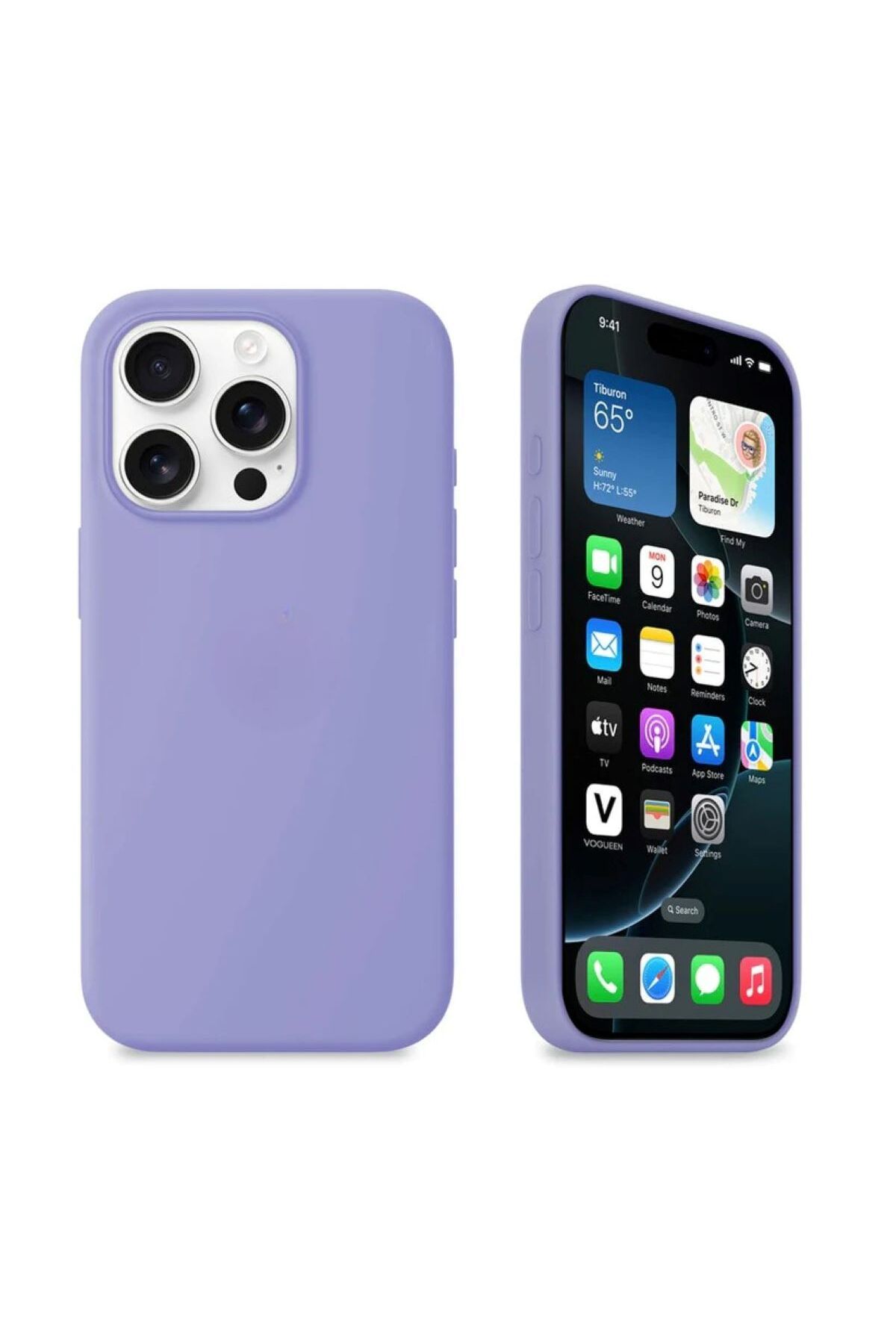 CatzeiN İphone 16 Pro İle Uyumlu İçi Kadife Lansman Silikon Kılıf -