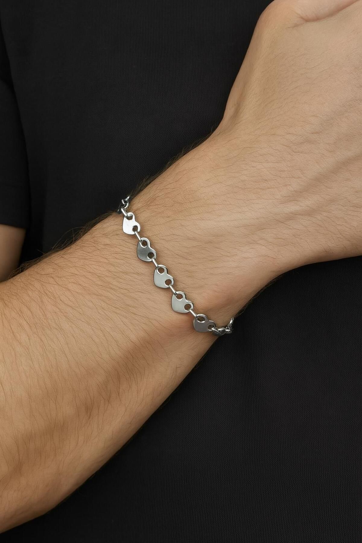 sirius jewelry 925s| Unisex Heart Zincir Bileklik