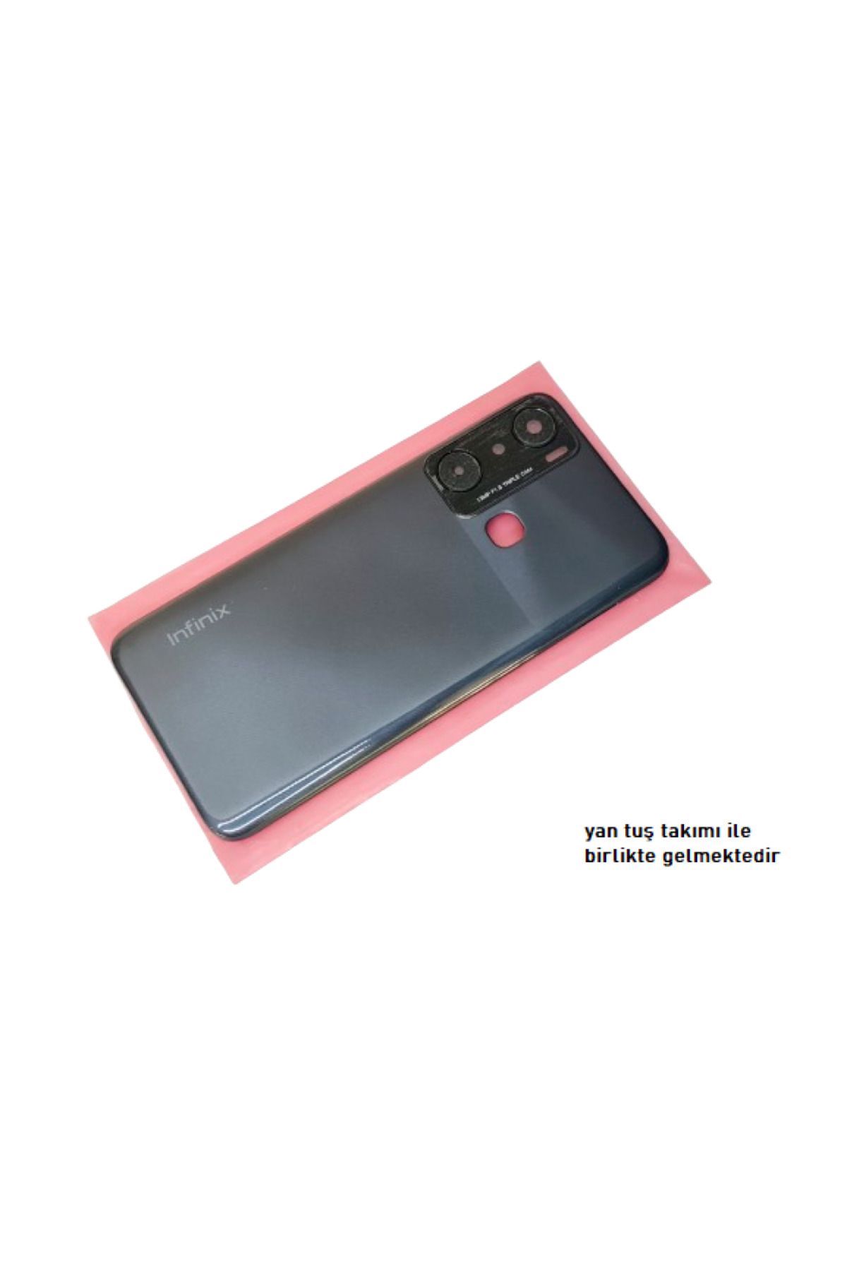 indirimplus iNfinix Hot 20İ Kasa Arka Pil Batarya Kapağı SİYAH