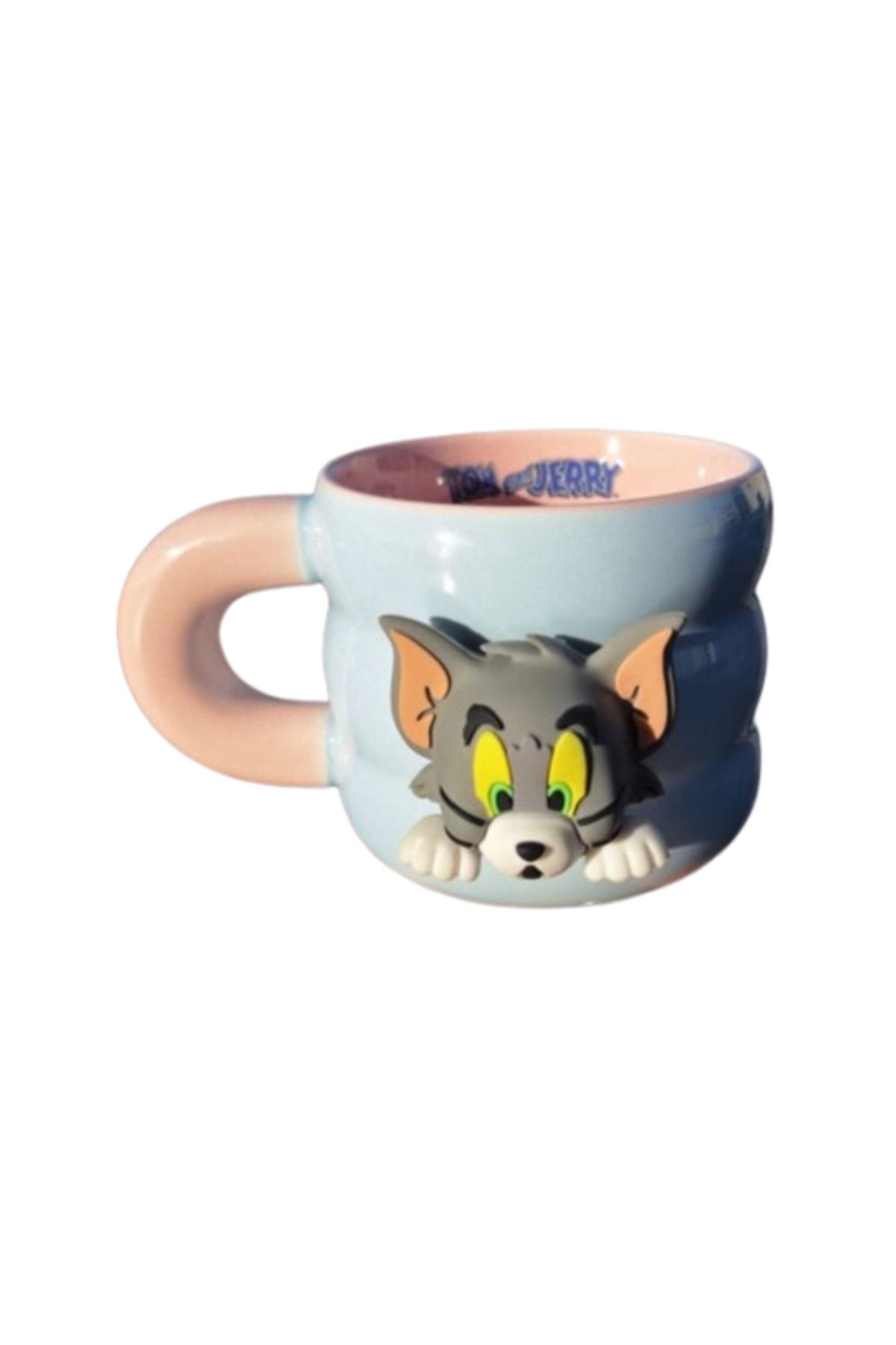 NETAVANTAJ Tom Ve Jerry Tom 3D Tasarım Kupa Bardak