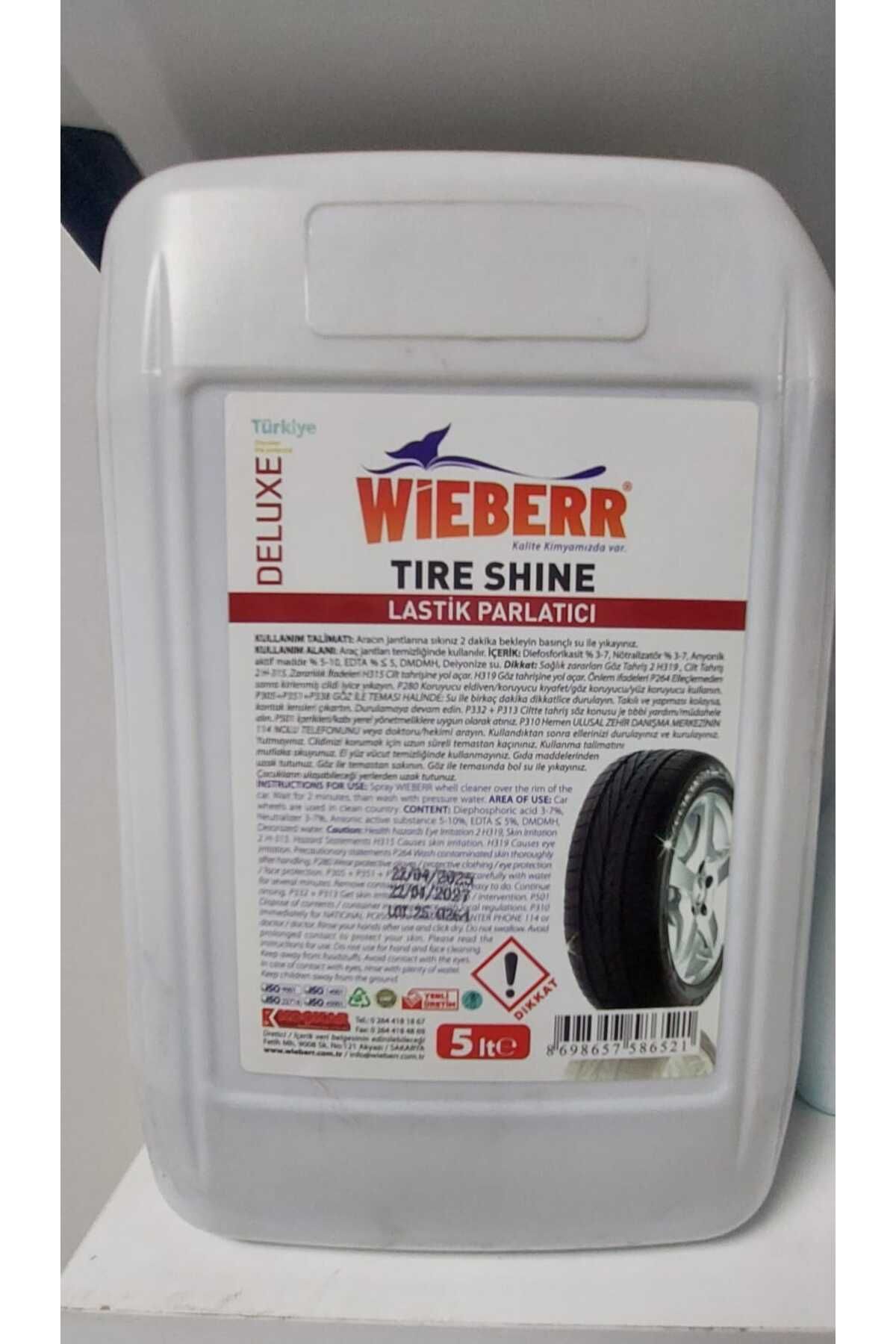 wieberr Deluxe Lastik Parlatıcı 5lt