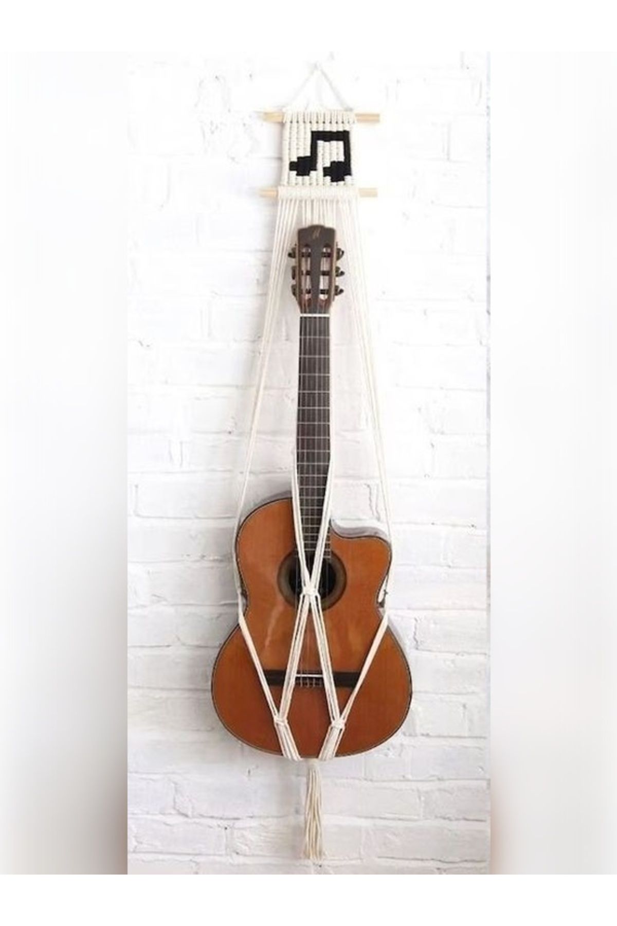 meribell Makrome Duvar Dekorasyon - Gitar Organizer