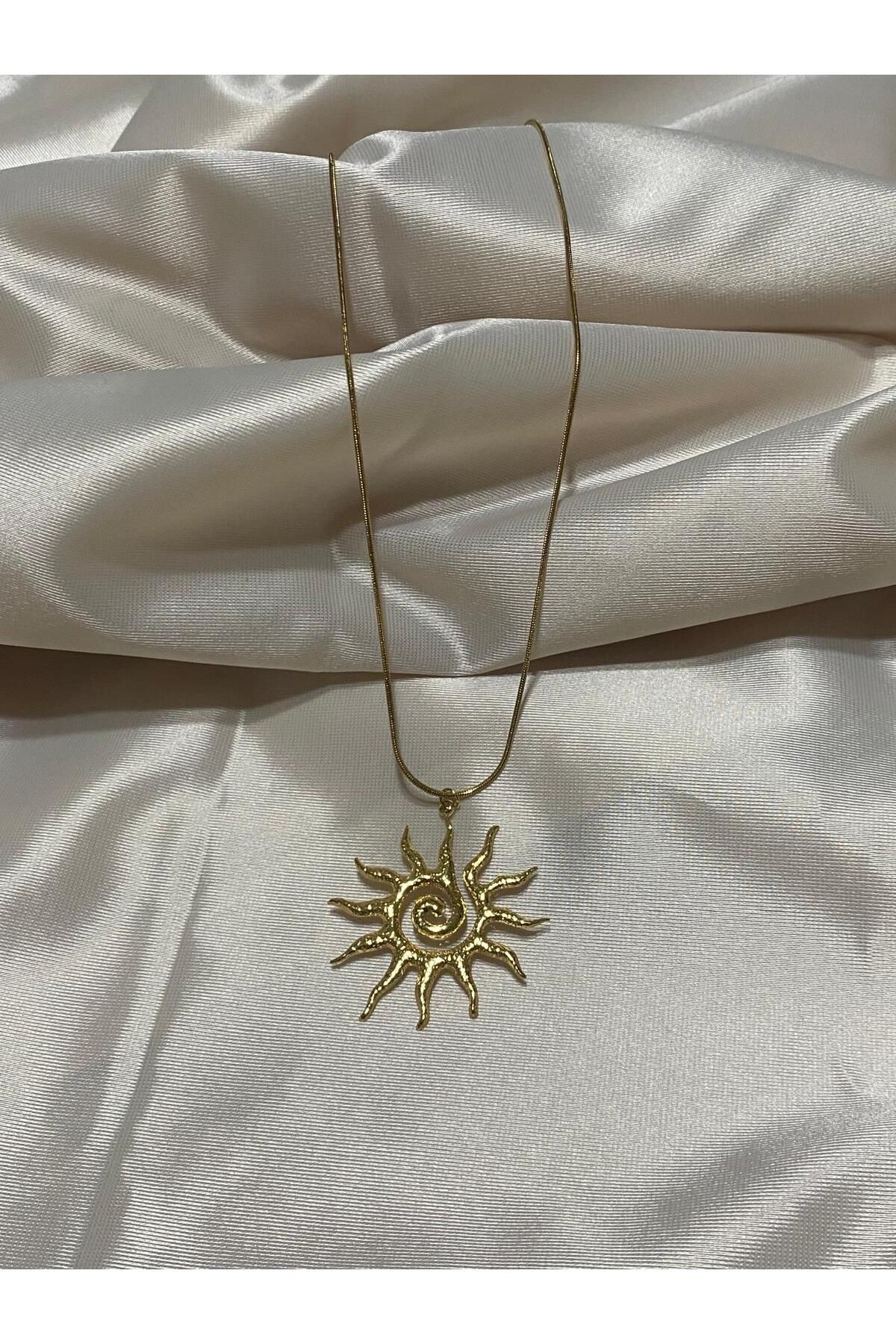 Lila Accessory Çelik Gold Yıldız Kolye