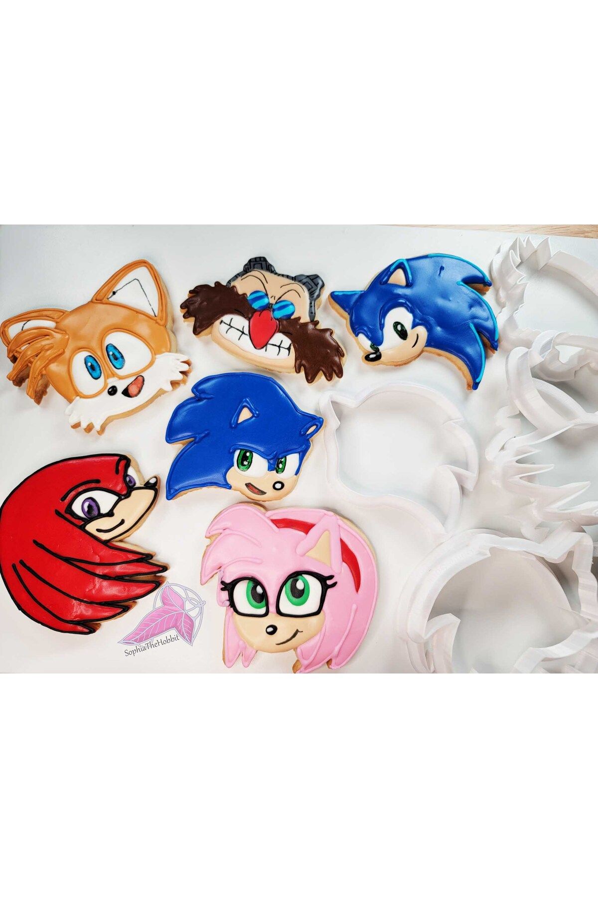 talaşoğlu Sonic ve arkadaşlar kurabiye kesici seti