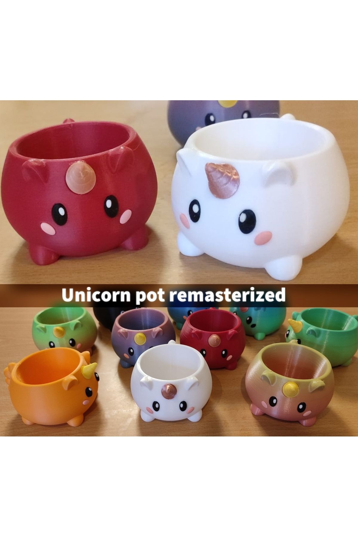 Vision Craft Tek boynuzlu at potu yeniden düzenlenmiş