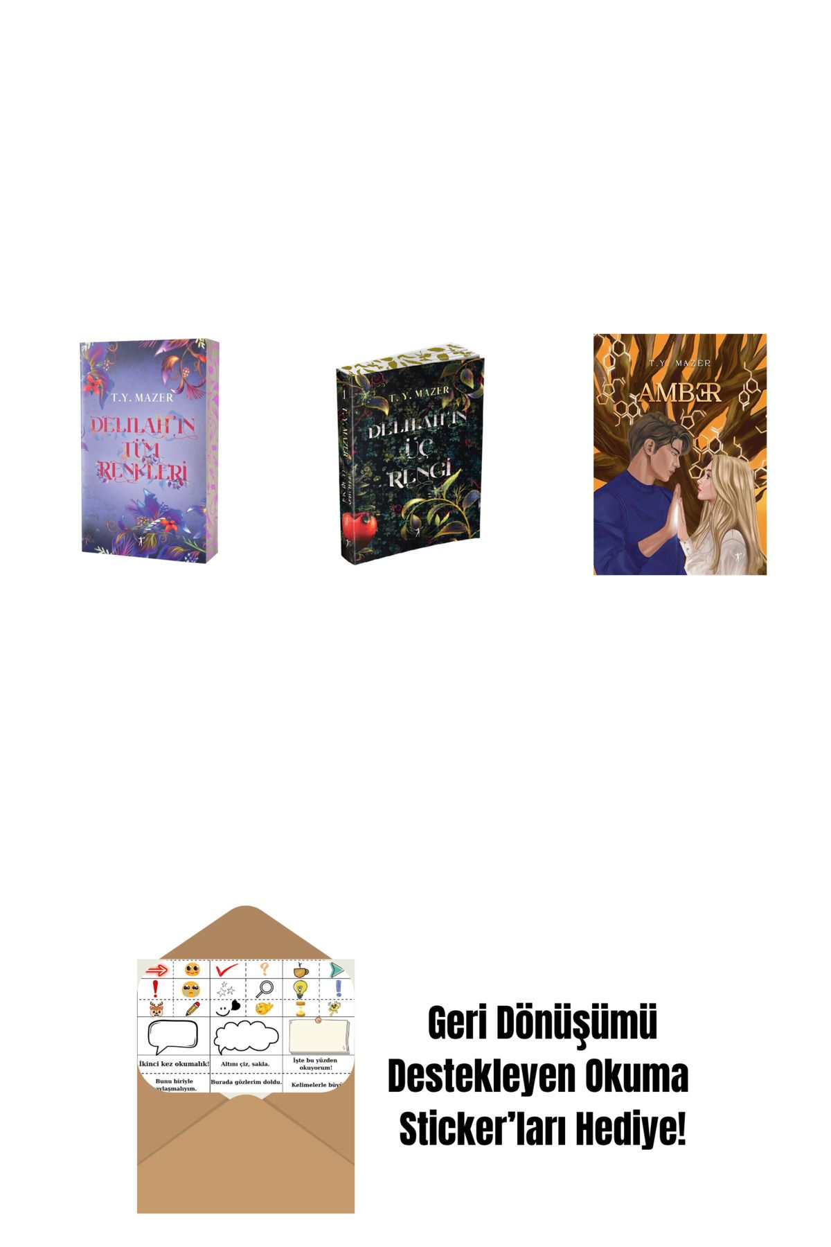 Artemis Yayınları T. Y. Mazer 3 Kitap Set + Okuma Sticker'ları