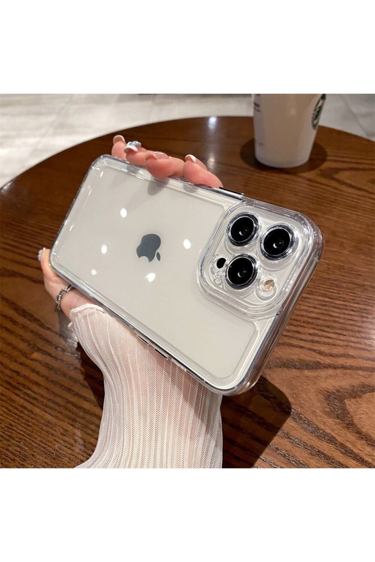 Store Iphone 12 Pro Max Şeffaf Kamera Korumalı Kılıf (başlıkla Uyumlu Model)