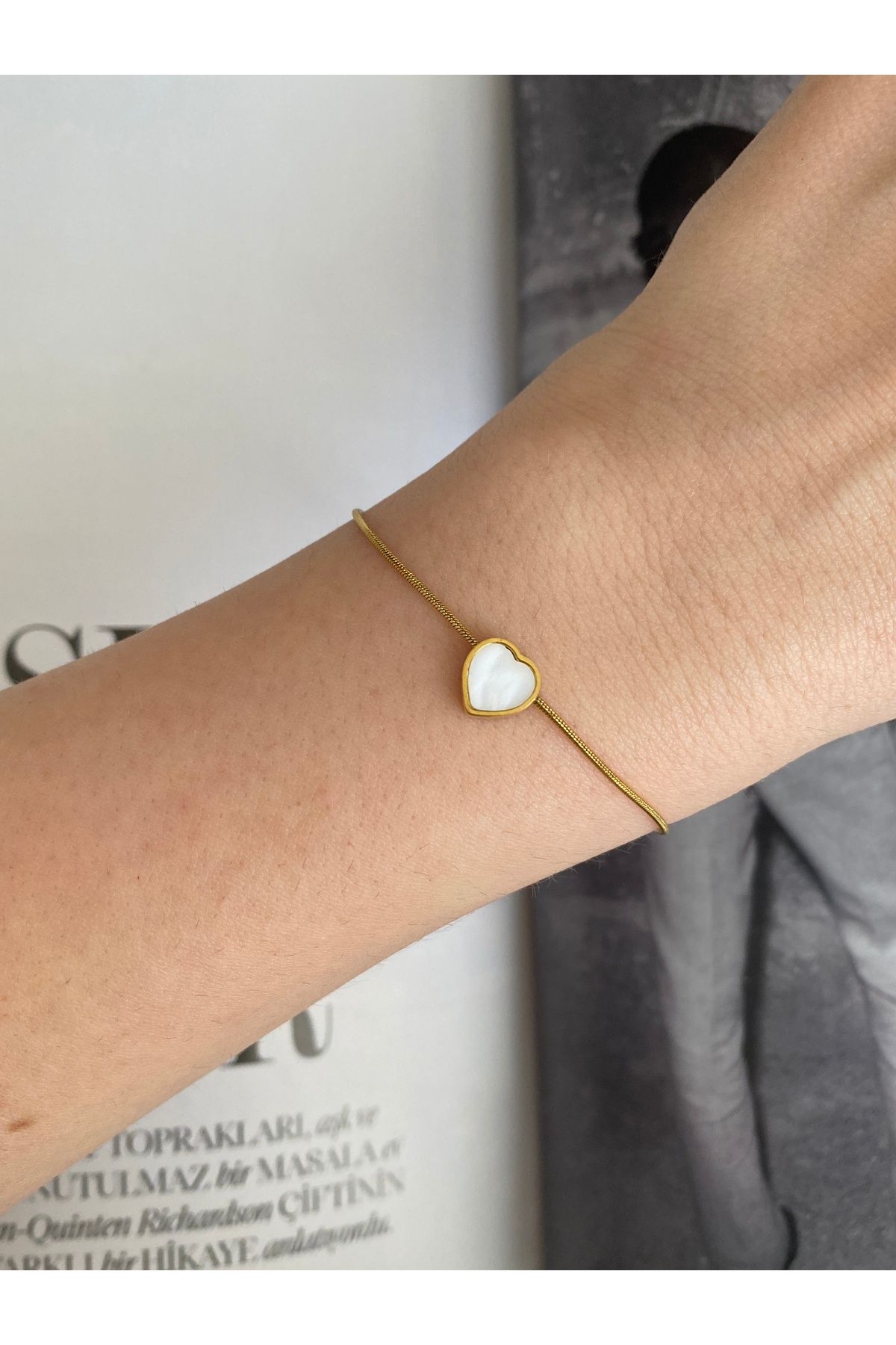 Pinery Jewels Minimal Figürlü Çelik Kararmaz Kadın Bileklik