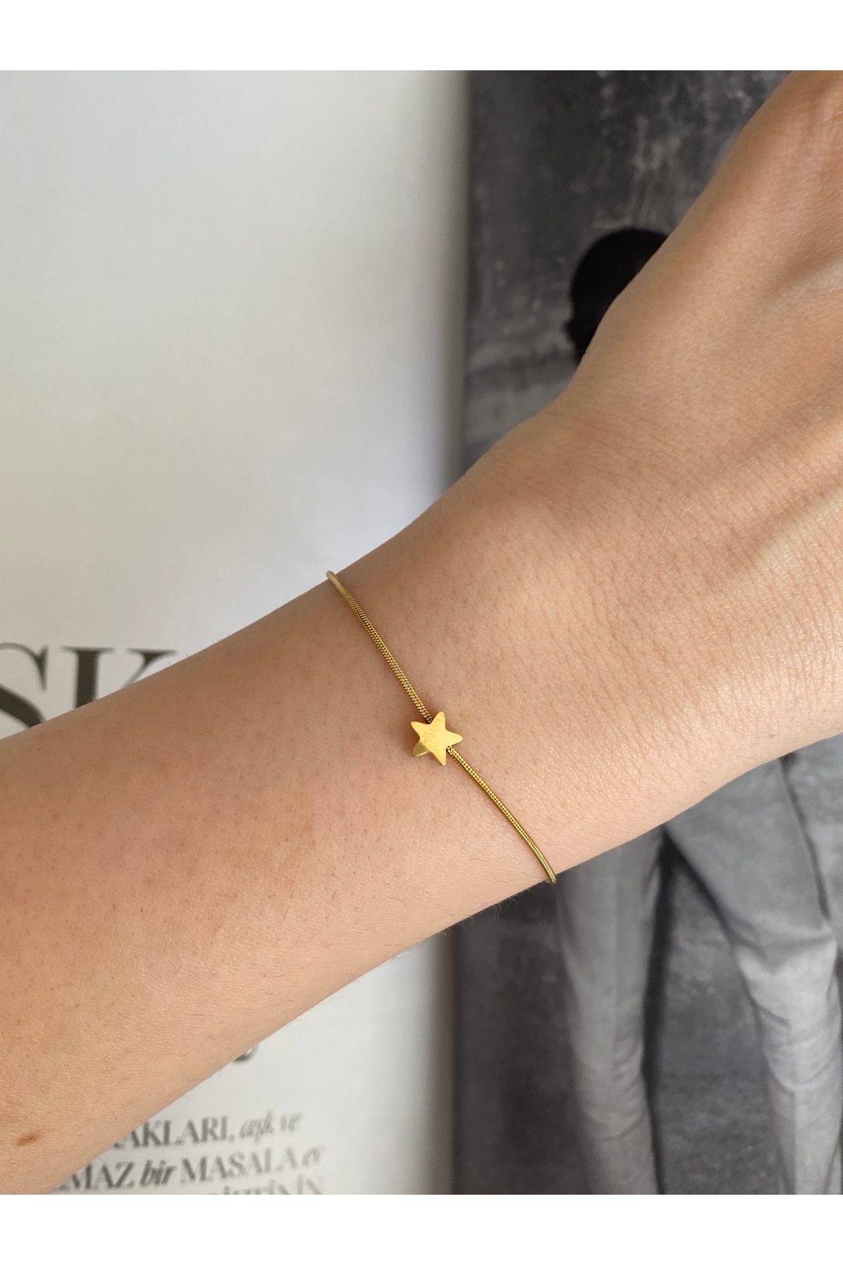 Pinery Jewels Minimal Figürlü Çelik Kararmaz Kadın Bileklik