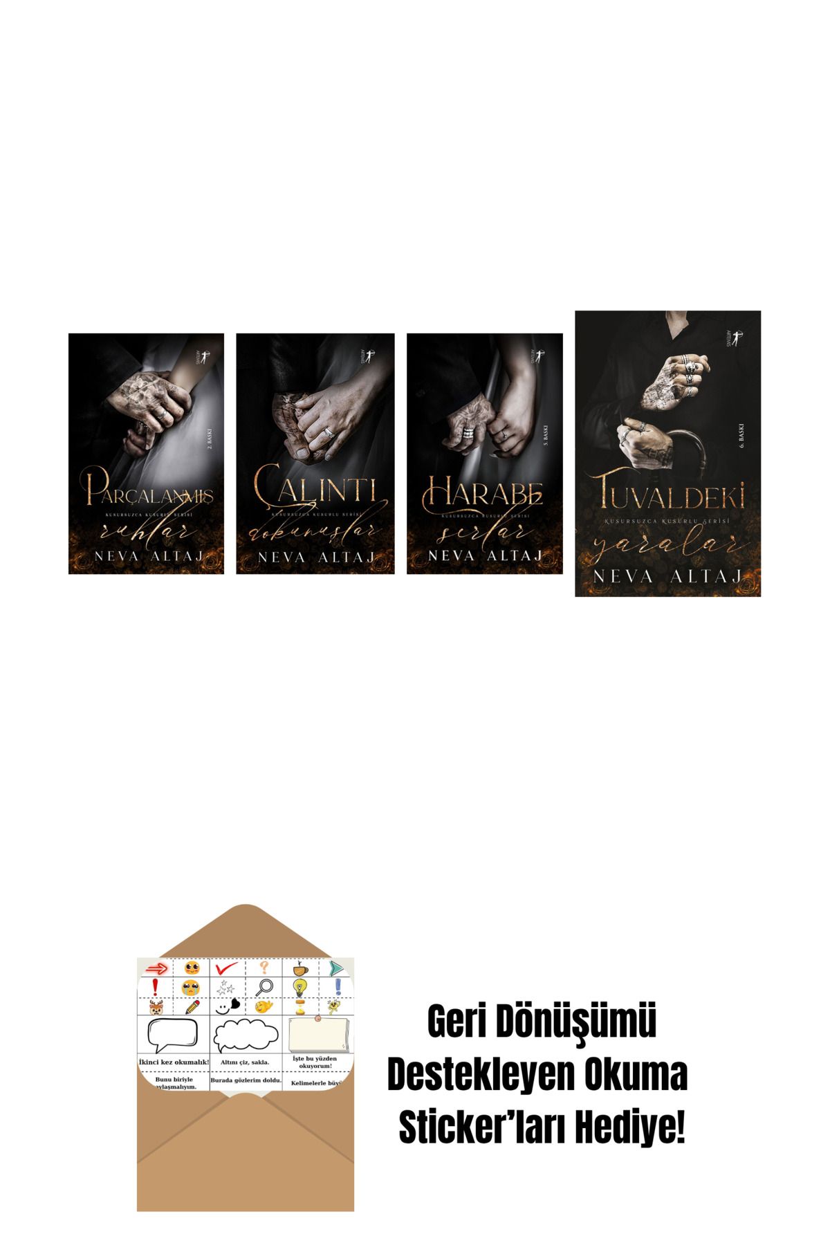 Artemis Yayınları Neva Altaj 4 Kitap Set + Okuma Sticker'ları