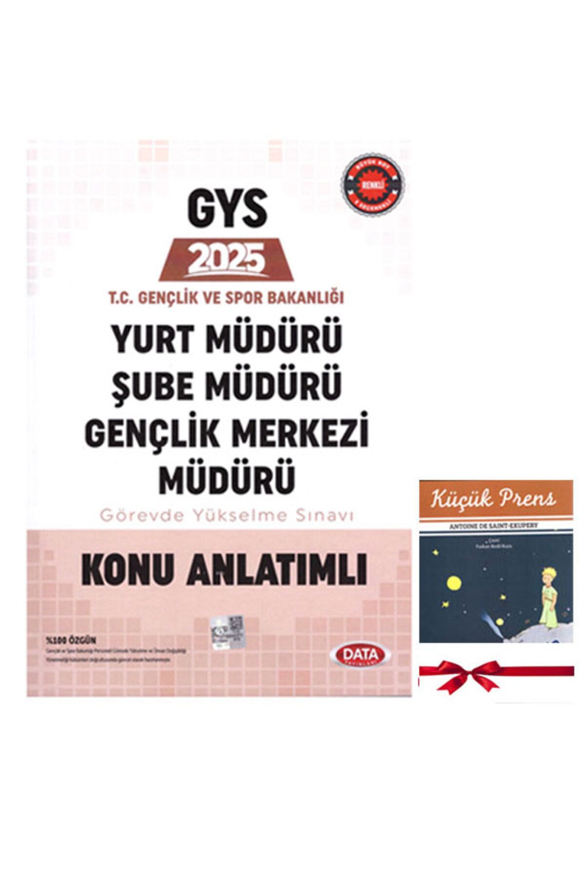 Data Yayınları 2025 GYS Gençlik ve Spor Bakanlığı Yurt Müdürü Şube Müdürü Gençlik Müdürü Hazırlık Kitabı