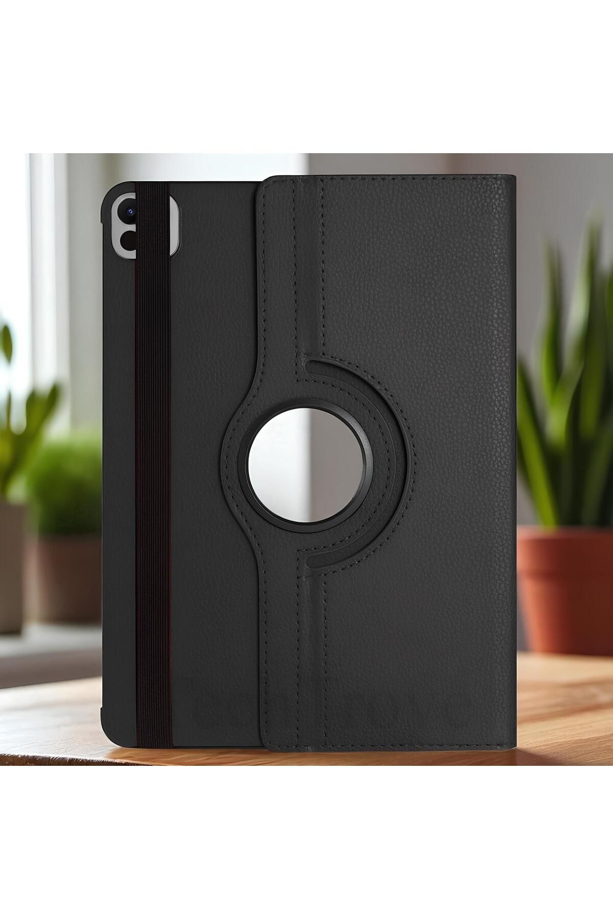 TechTrove Apple iPad Pro 11 2024 Kılıf 360 Dönebilen Standlı Pu Deri Kılıf