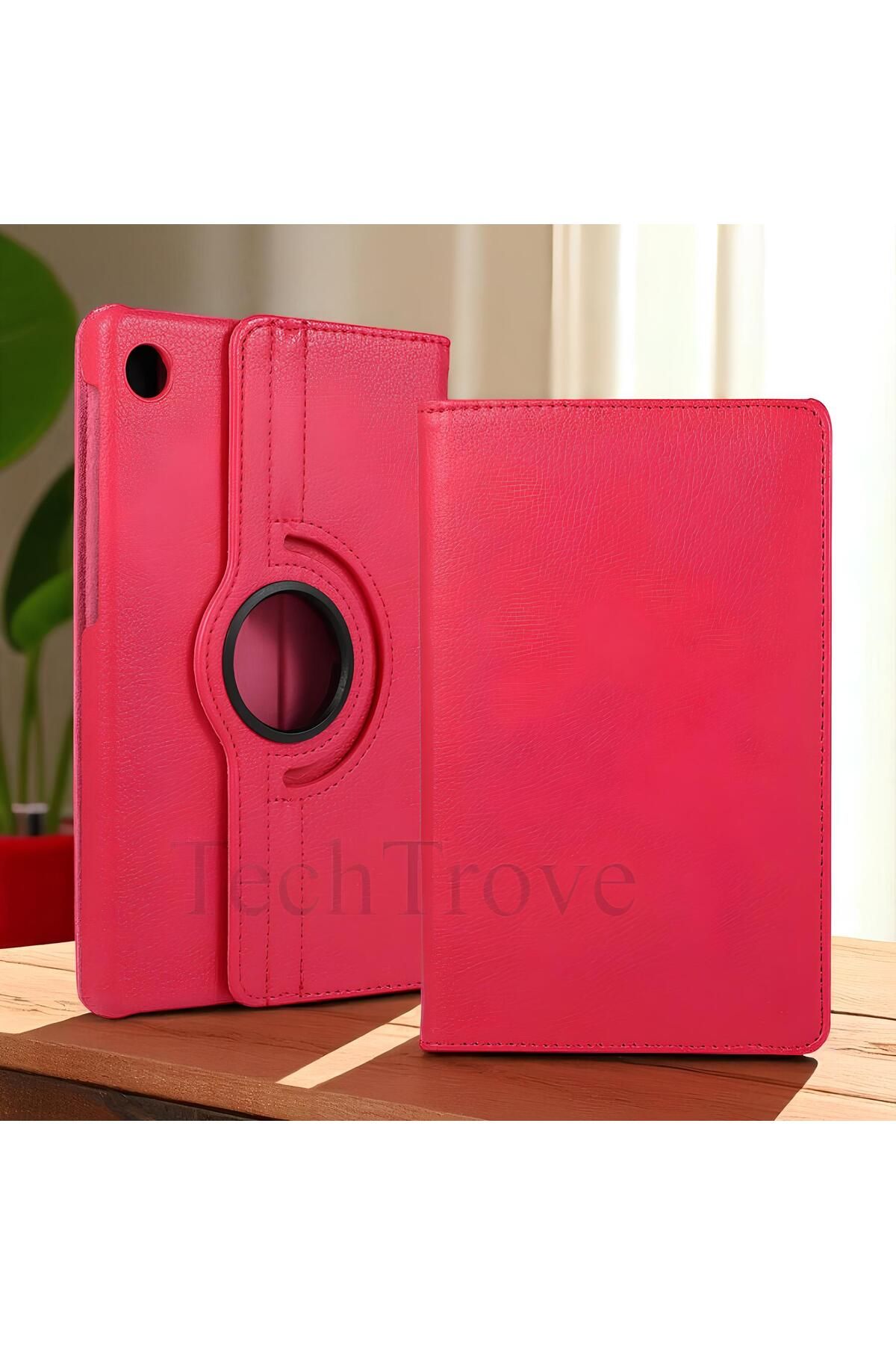 TechTrove Lenovo Tab M10 Plus TB-125F - TB-128F 3. Jenerasyon Kılıf 360 Dönebilen Standlı Pu Deri Kılıf