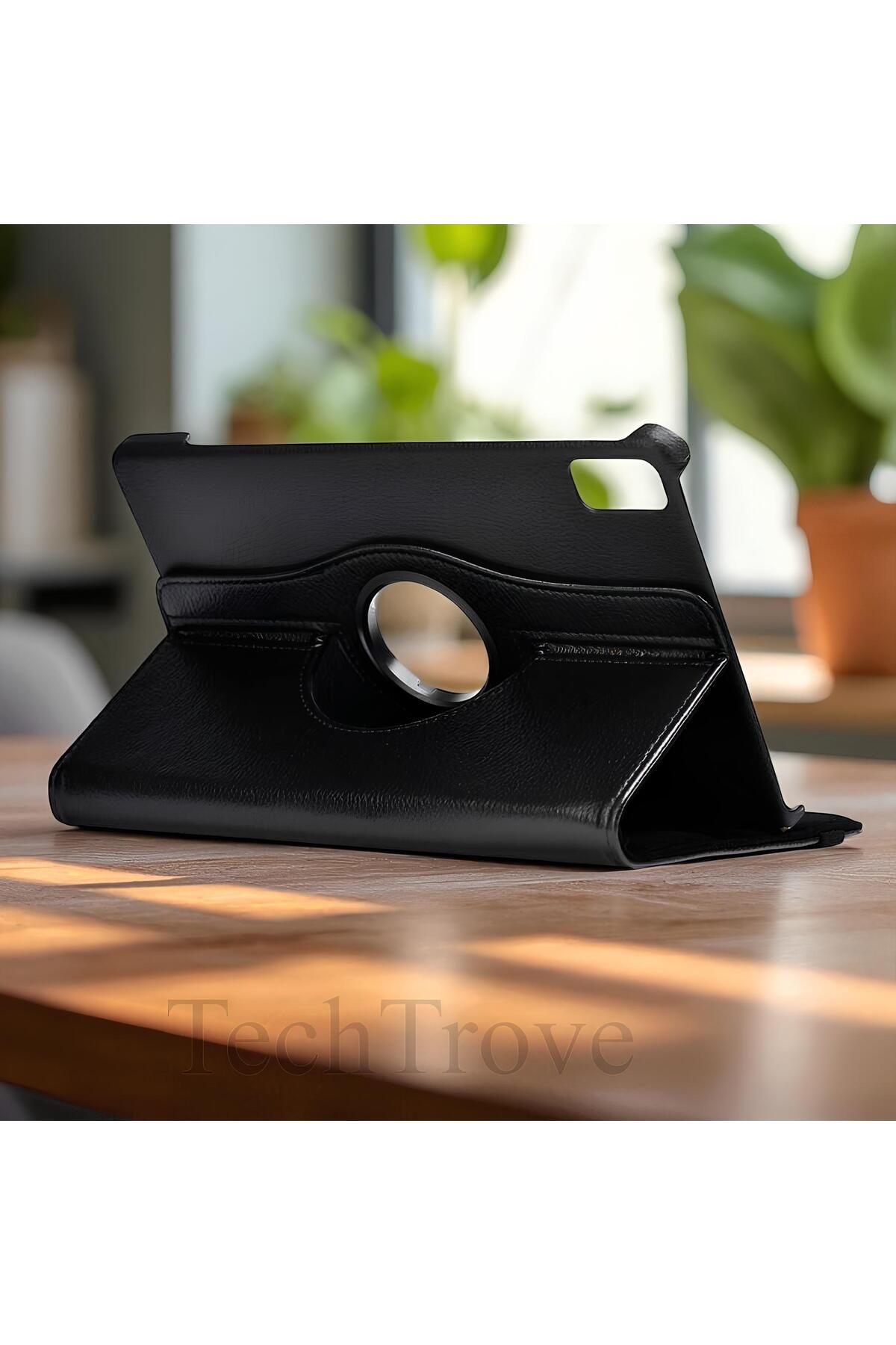 TechTrove Huawei MatePad 10.4 Kılıf 360 Dönebilen Standlı Pu Deri Kılıf