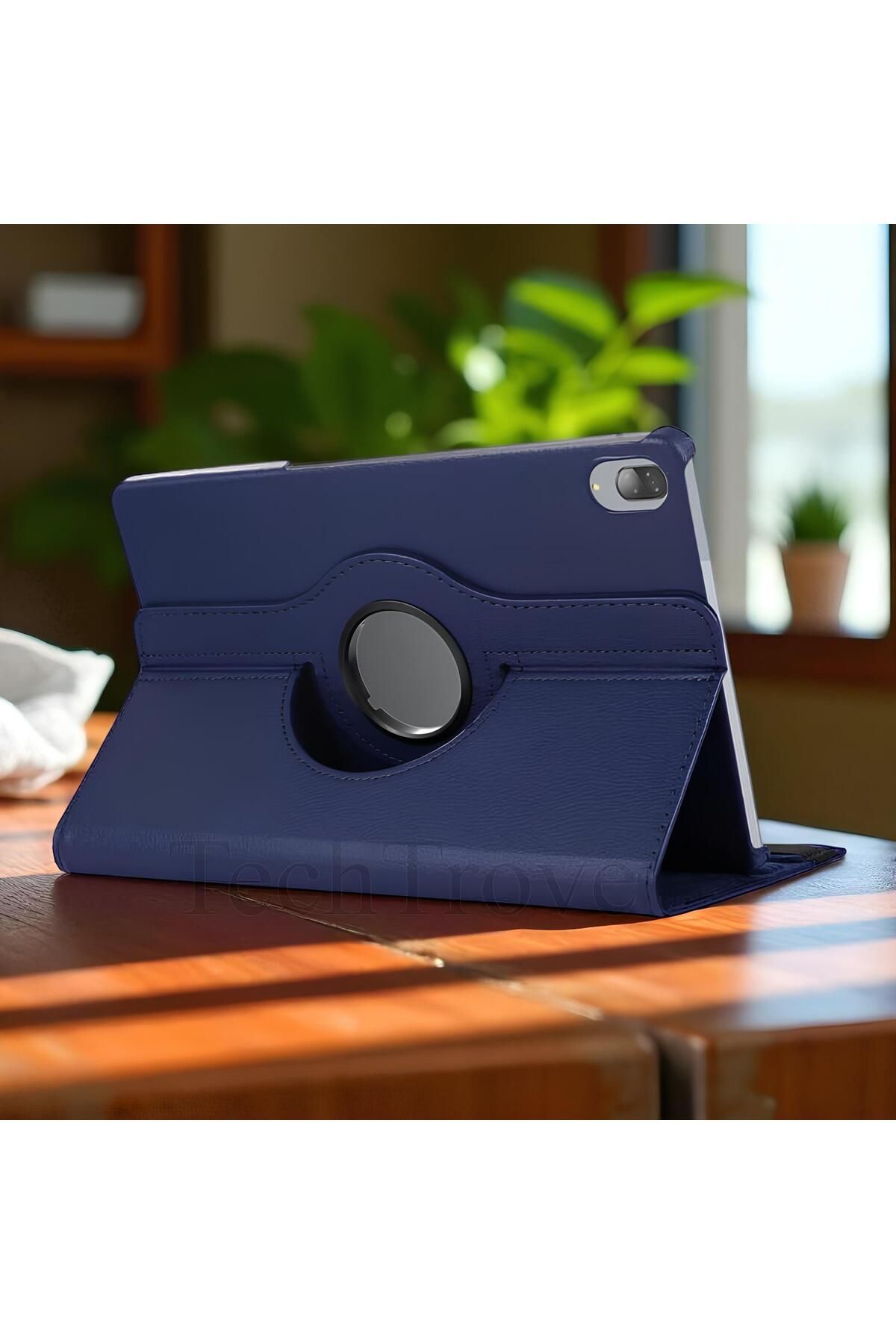 TechTrove Lenovo M10 TB-X505F Kılıf 360 Dönebilen Standlı Pu Deri Kılıf