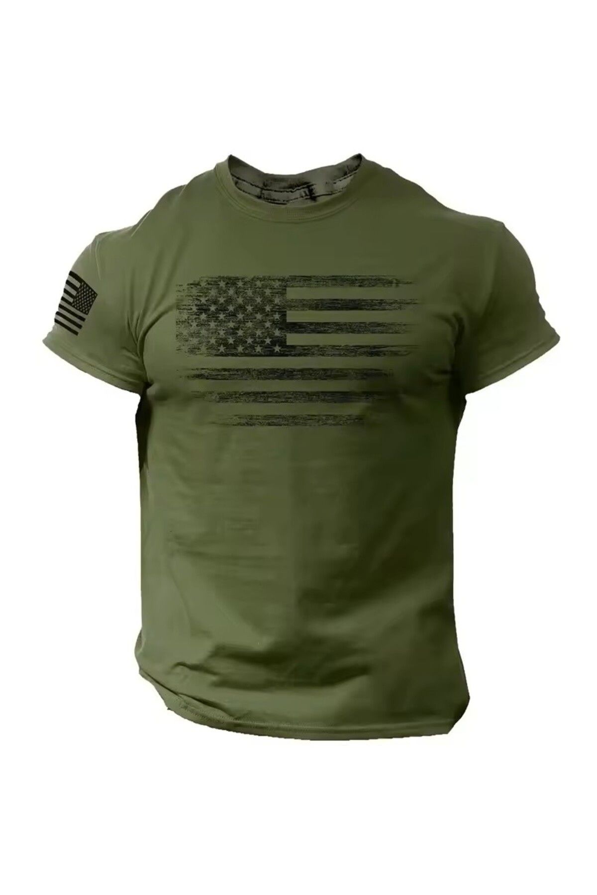 LEIVOR Amerika bayrak özel tasarım baskılı T-shirt