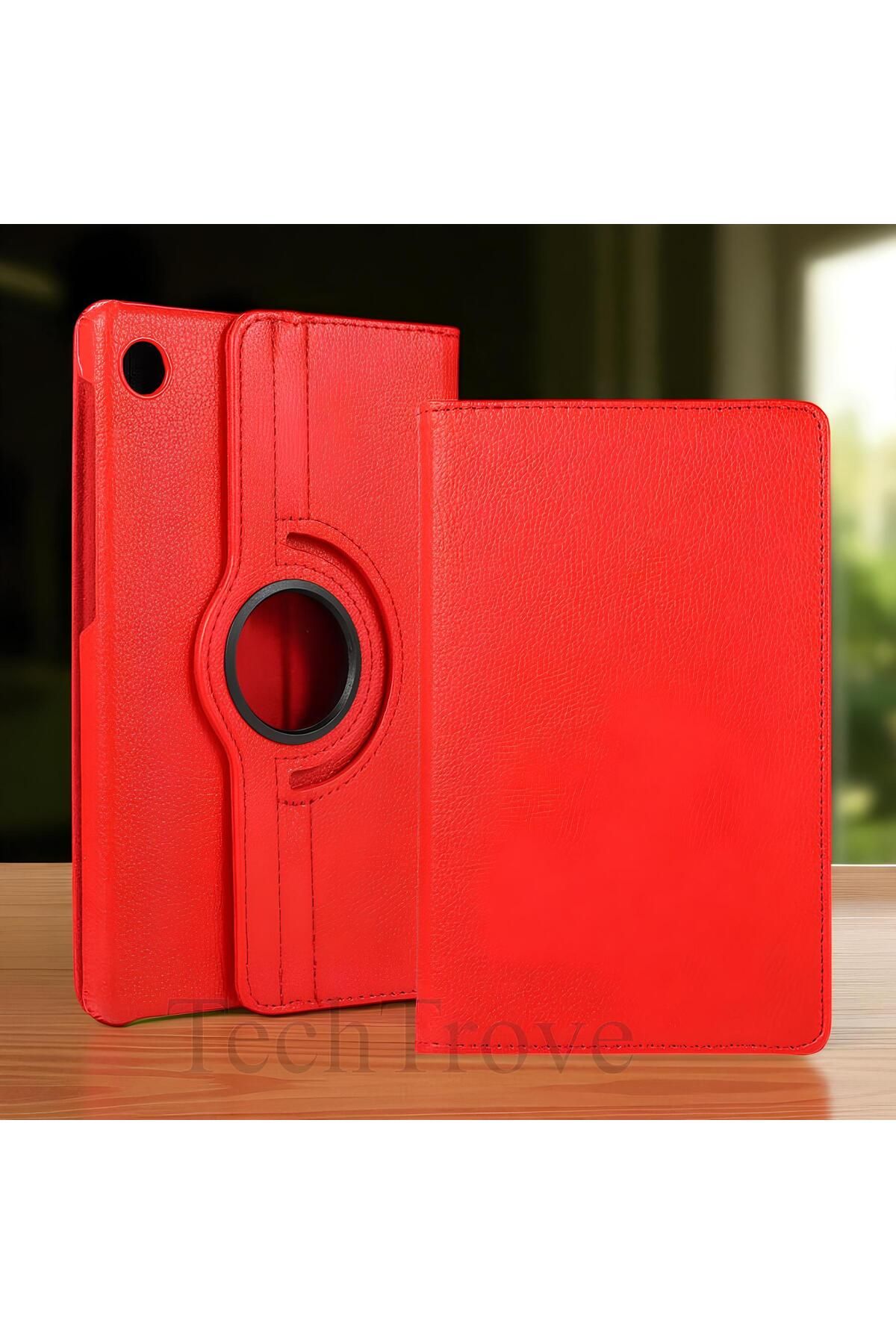 TechTrove Lenovo M10 TB-X306F Gen.2 Kılıf 360 Dönebilen Standlı Pu Deri Kılıf