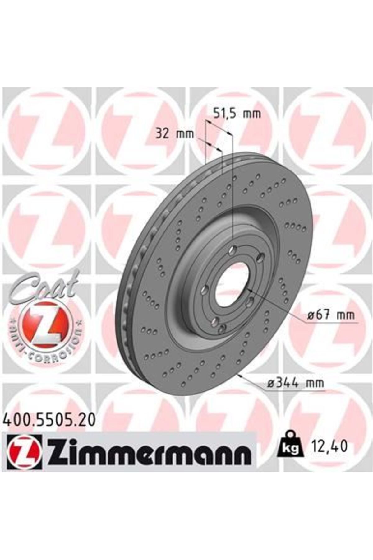 Zimmermann FREN DISKI ON MERCEDES CLS-CLASS X218 C218