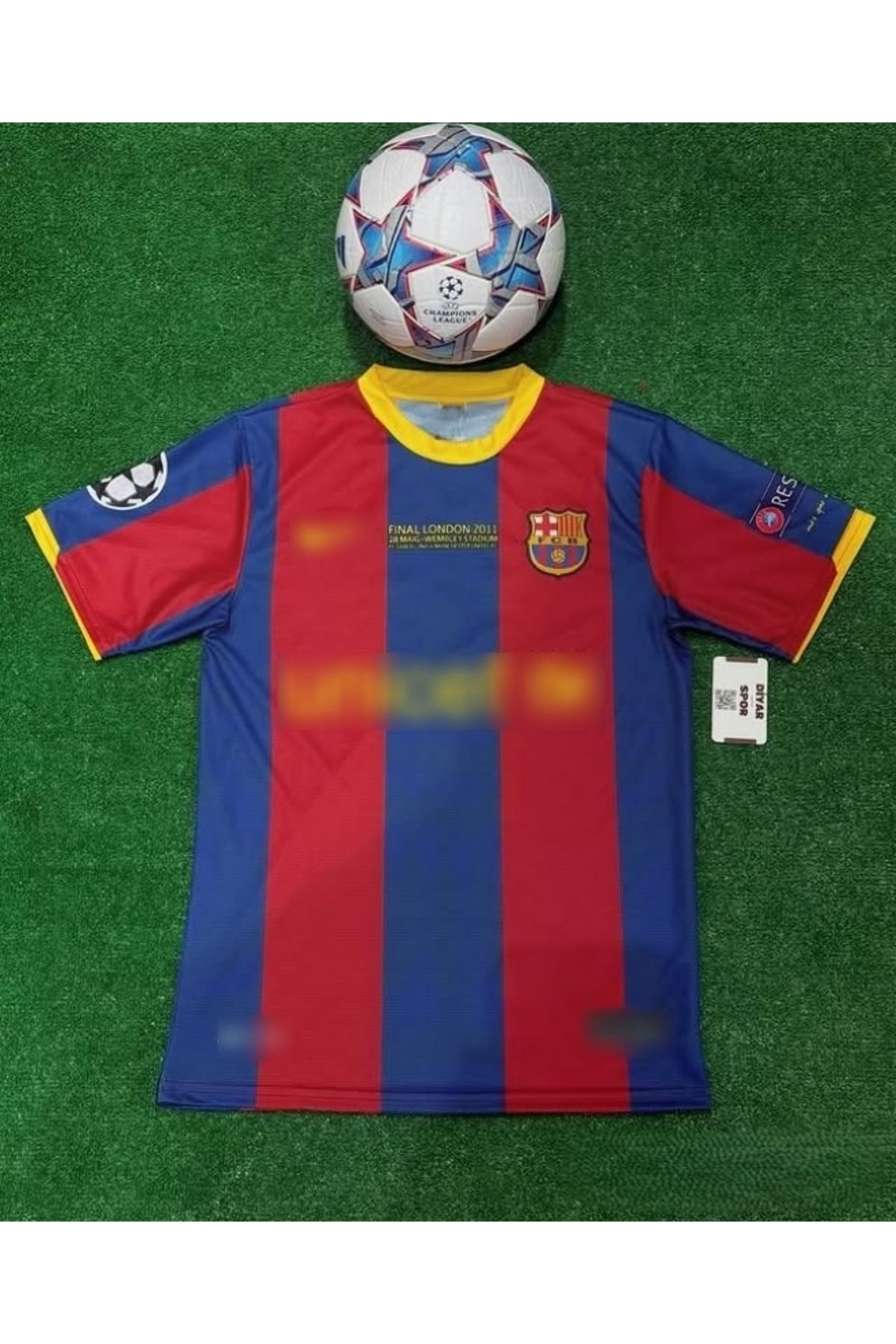 Lion Spor B'arcelona Nostalji 2011 Sezonu İç Saha İsimsiz Retro Forması054382634