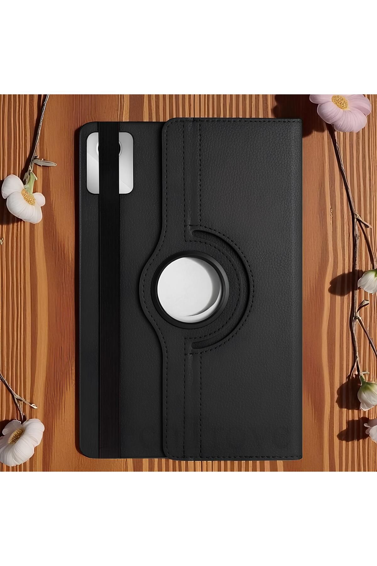 TechTrove Lenovo M11 TB-330FU Kılıf 360 Dönebilen Standlı Pu Deri Kılıf