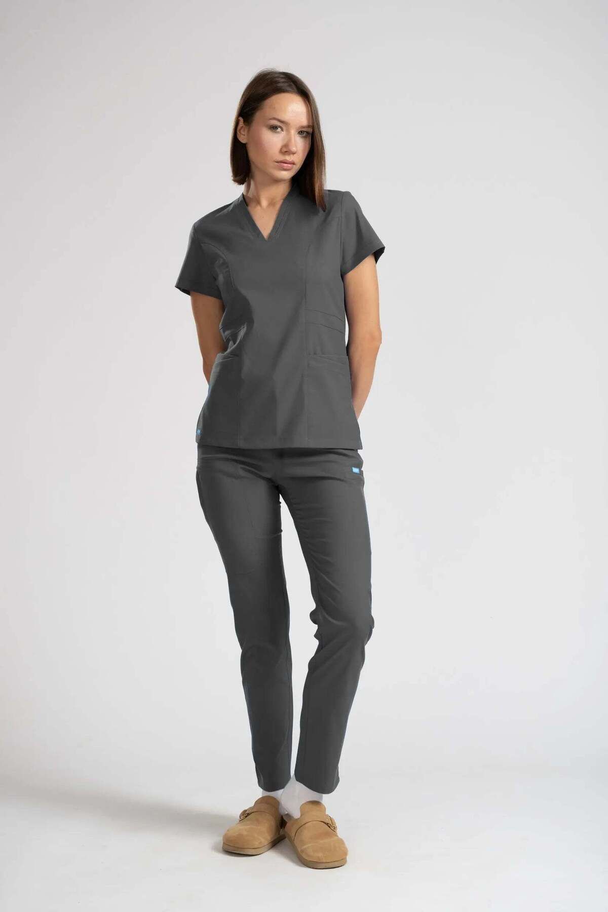 Butik Citrine - Antrasit (Takım) - 3XL-48