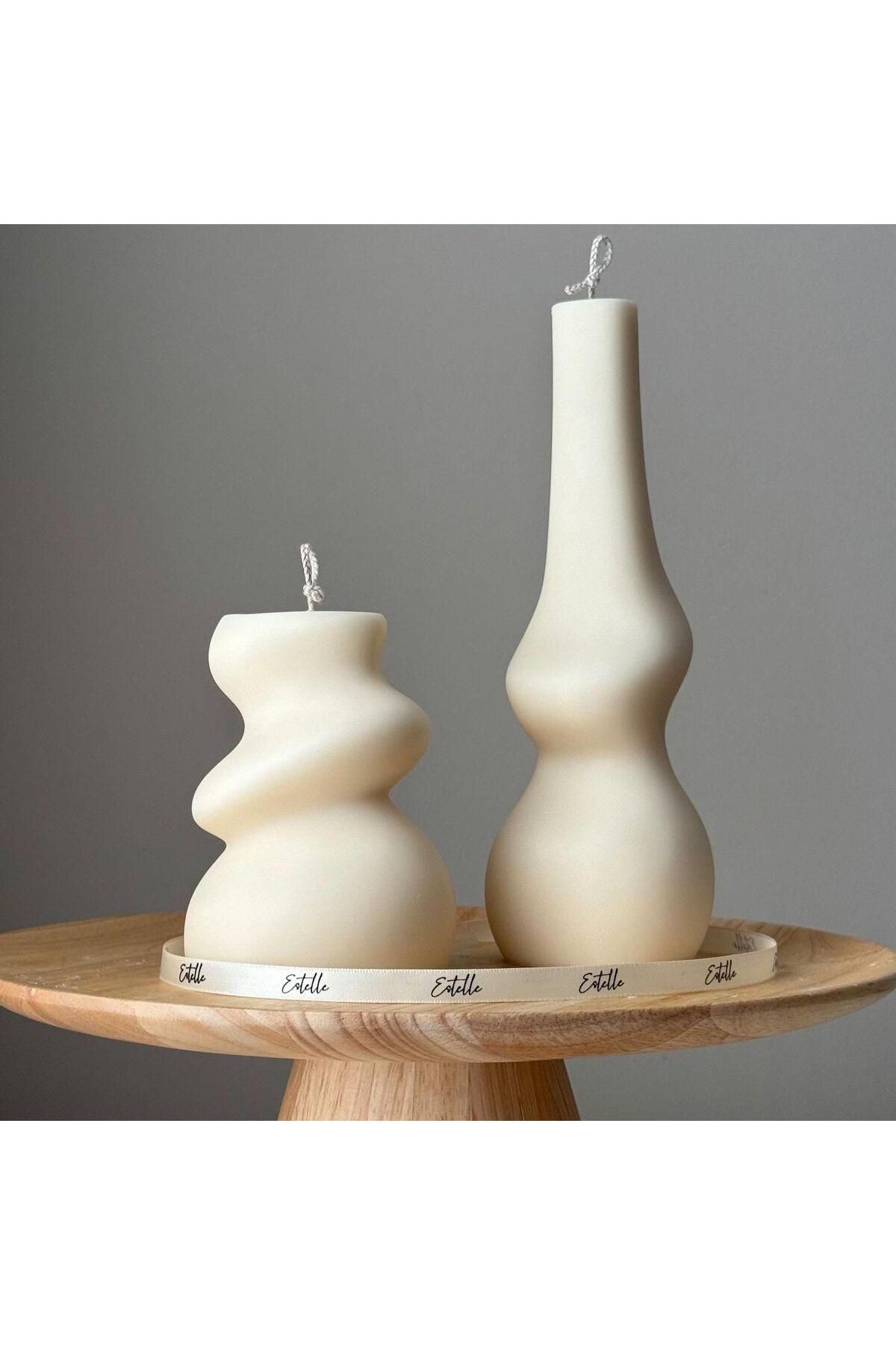 SCA CANDLE Dekoratif Mum Eğlimli Mum 2kili