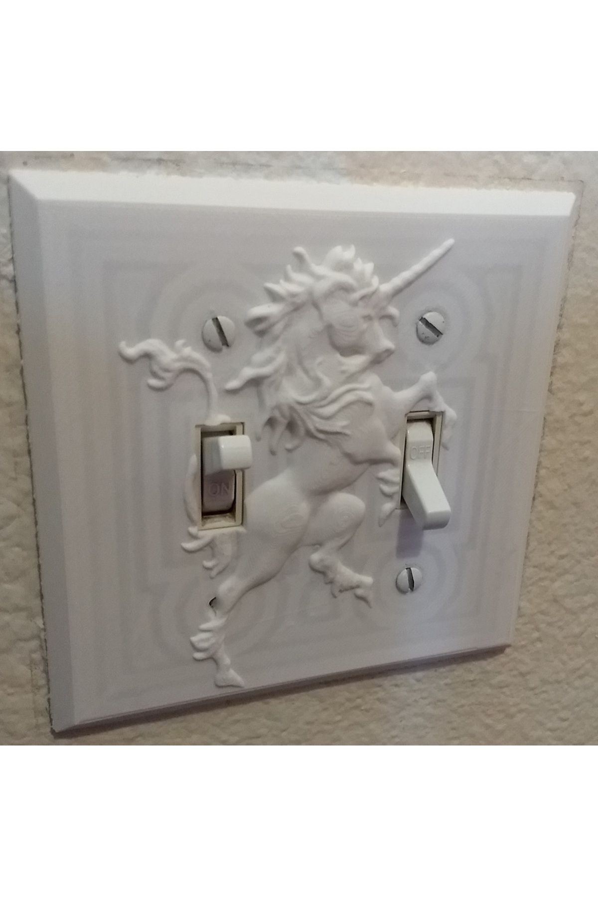 Lucest 2'li Unicorn Işık Anahtarı Kapağı (Plastik Aparattır!!!)