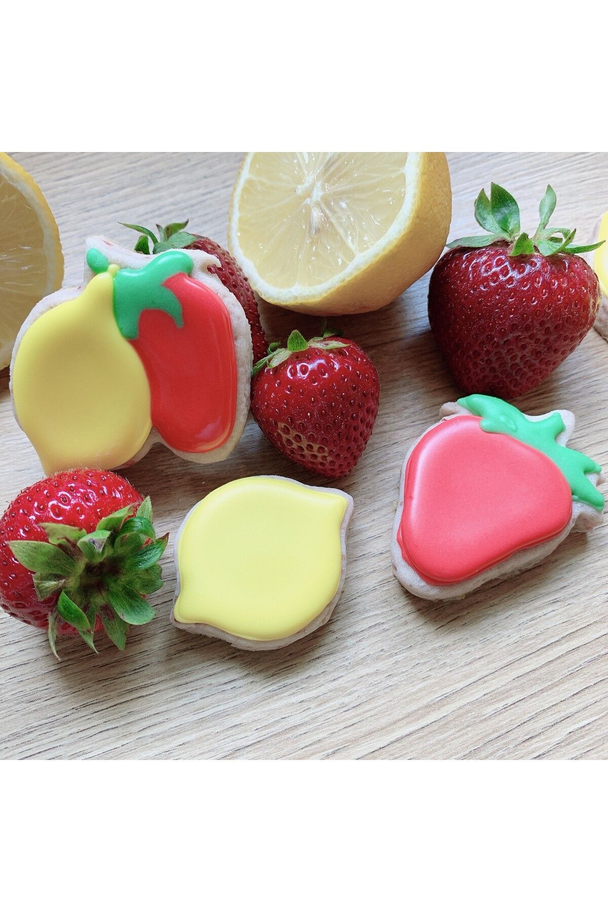 Lucest Çilek ve Limonlu kurabiye kesici (Plastik Aparattır!!!)