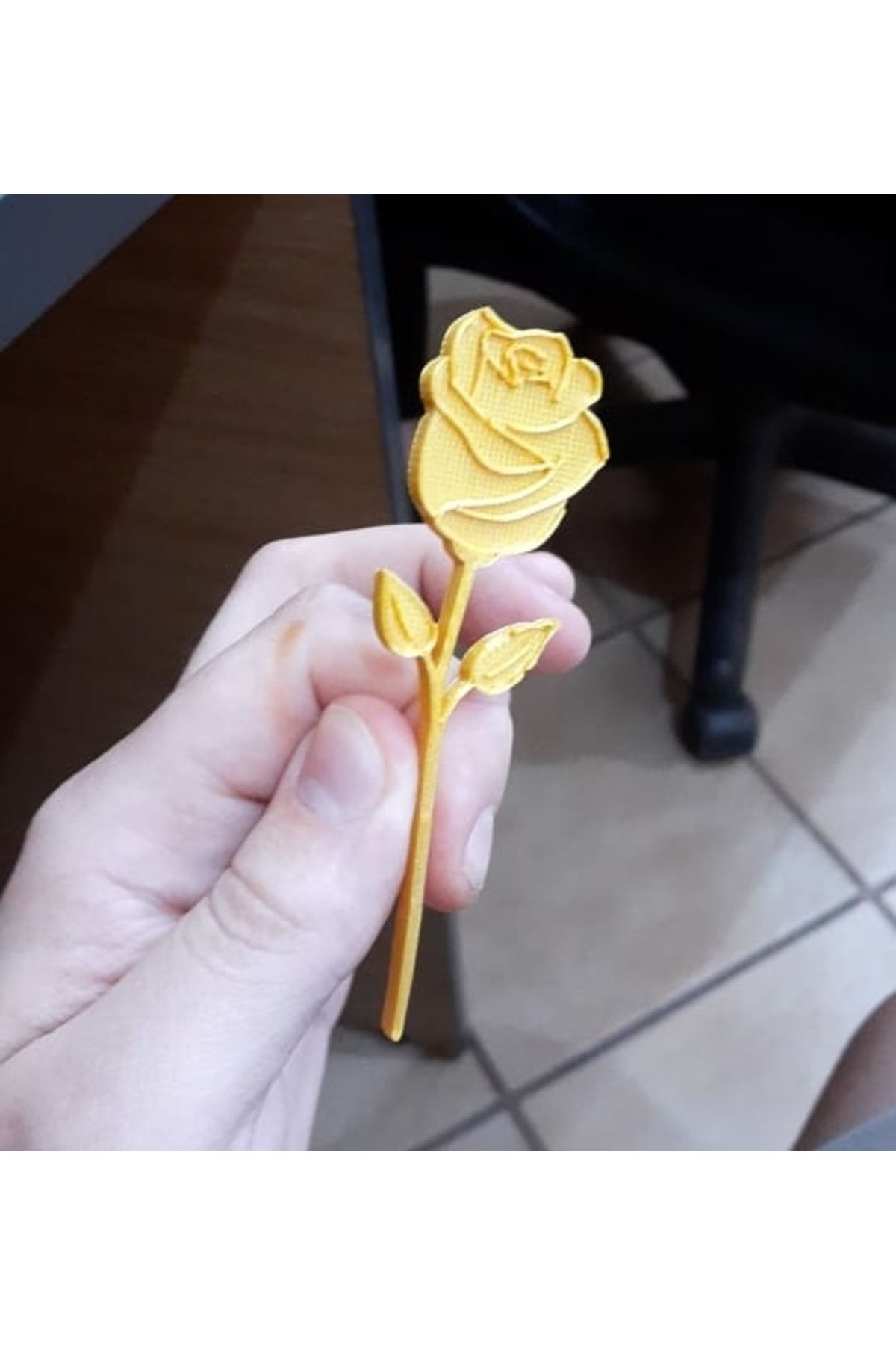 Lucest Anneler Günü Gül Broşu (Plastik Aparattır!!!)