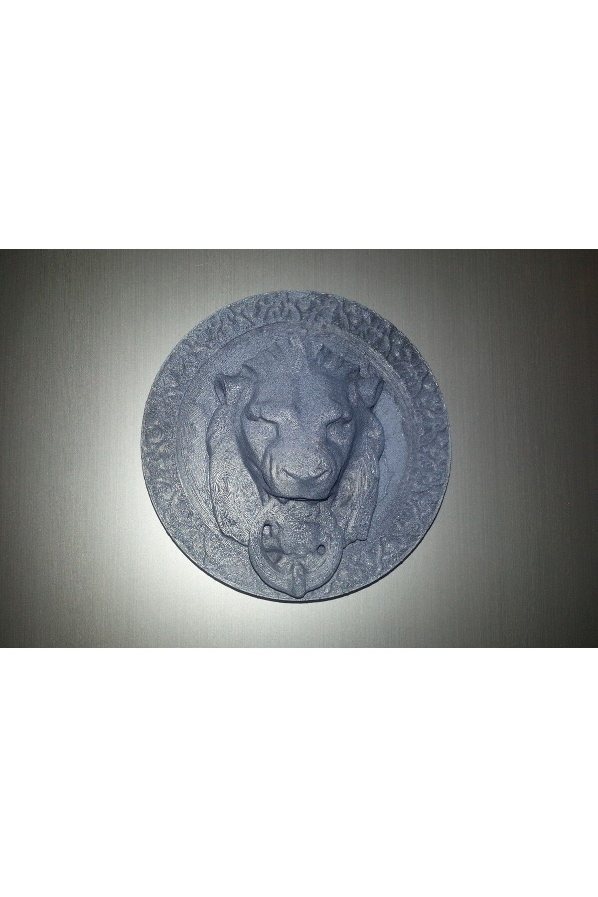 Lucest Aslan Kafalı Duvar Askısı (Kapı Aslanı 3D Tarama) (Plastik Aparattır!!!)