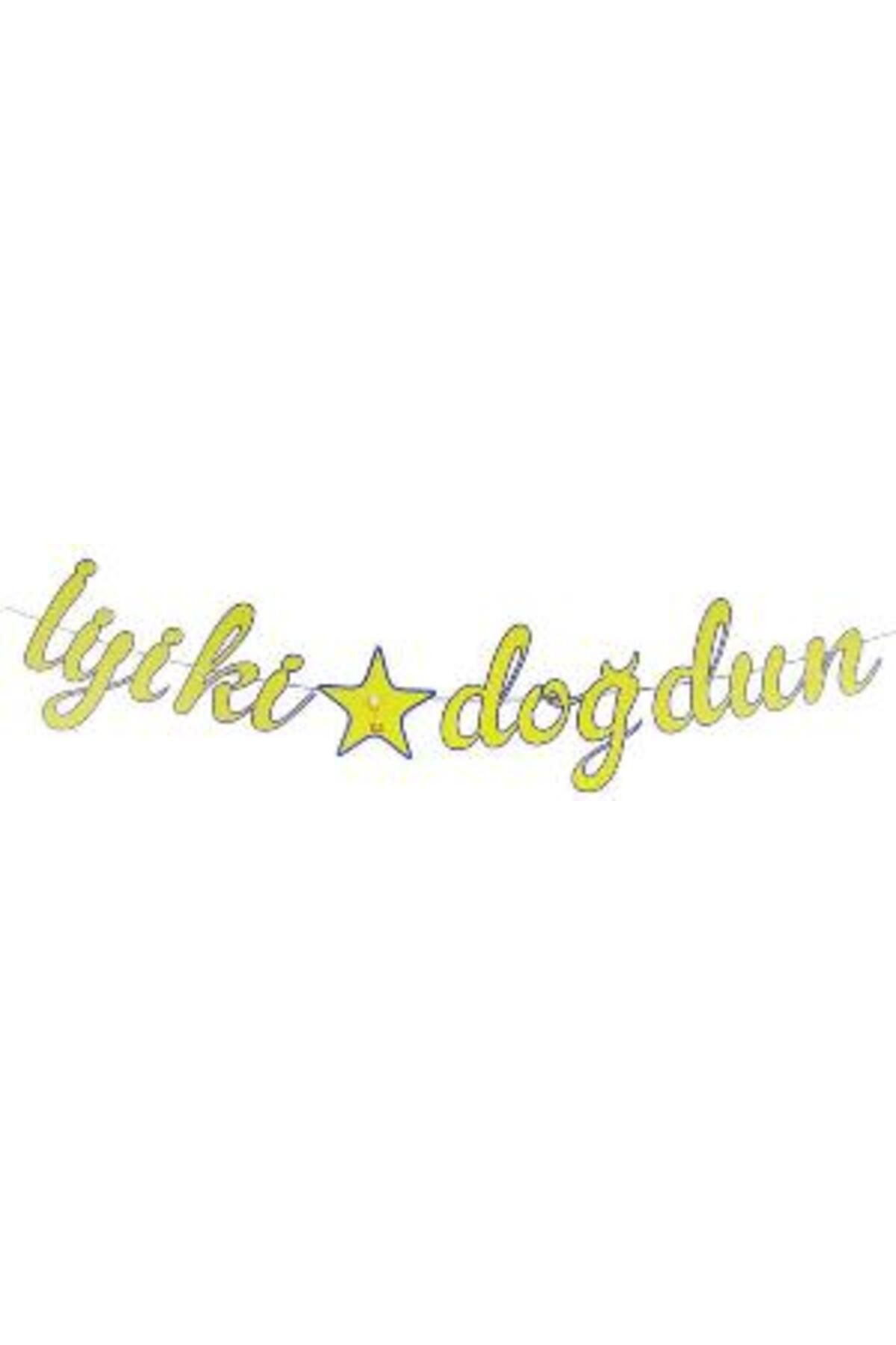 Acar Süs FLAMA KALİGRAFİ YAZI İYİKİ DOĞDUN FUTBOL 1 ADET