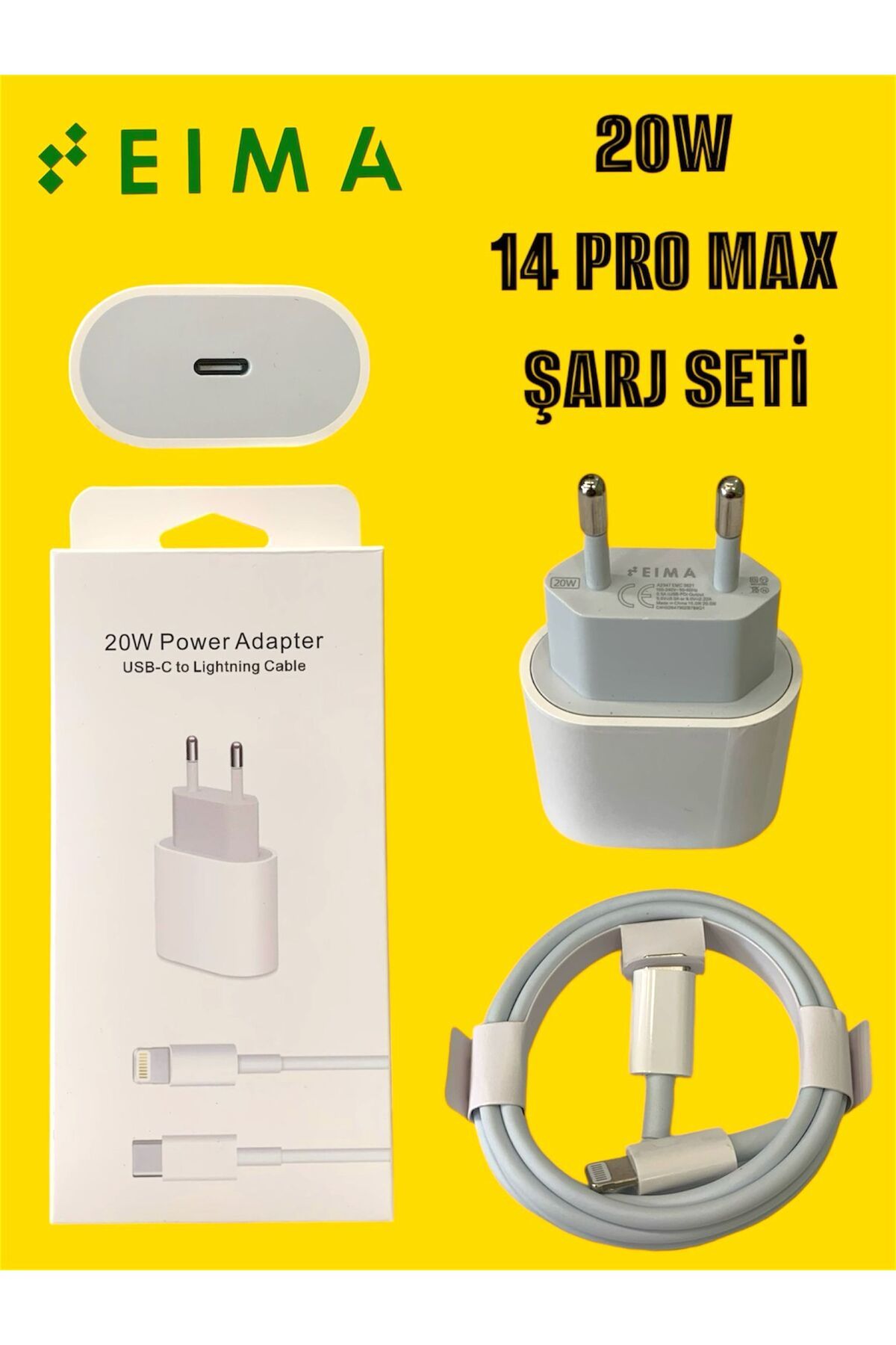 Bestech 20W İphone Şarj Seti Adaptör ve Kablo