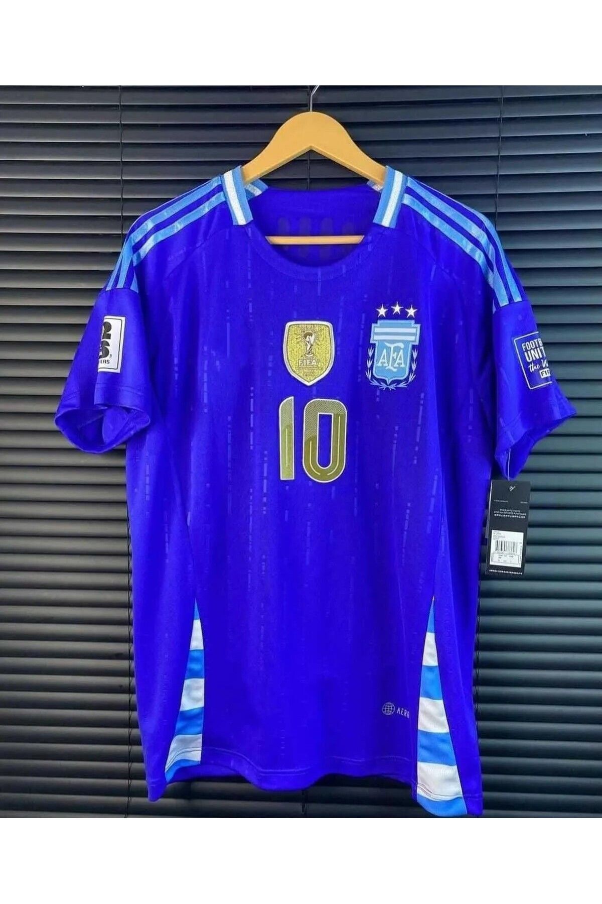Fair City Arjantin 2024 Yeni Sezon Lionel Messi Deplasman Forması (BLUE)