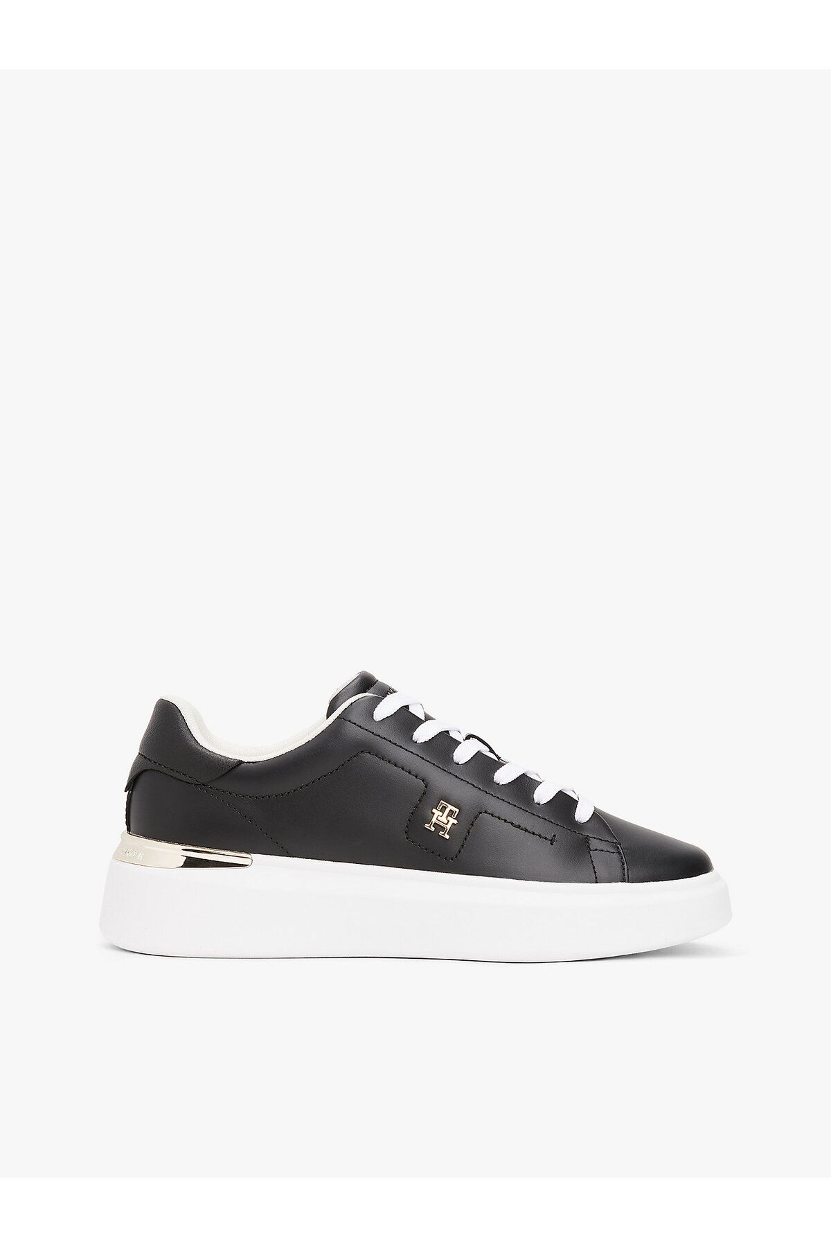 Tommy Hilfiger Leather TH Monogram Court Trainers