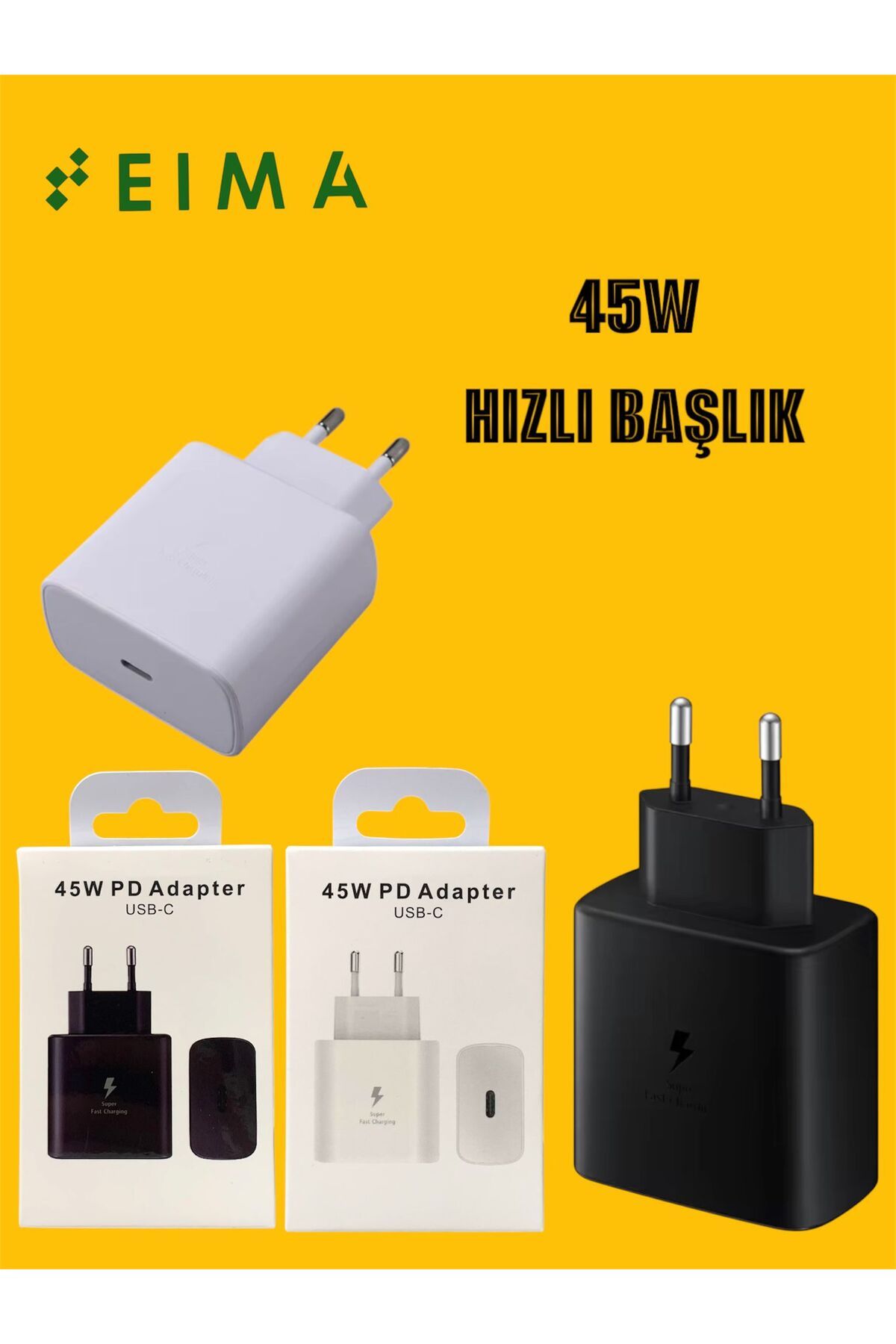 Bestech 45W Hızlı Şarj Adaptör BEYAZ