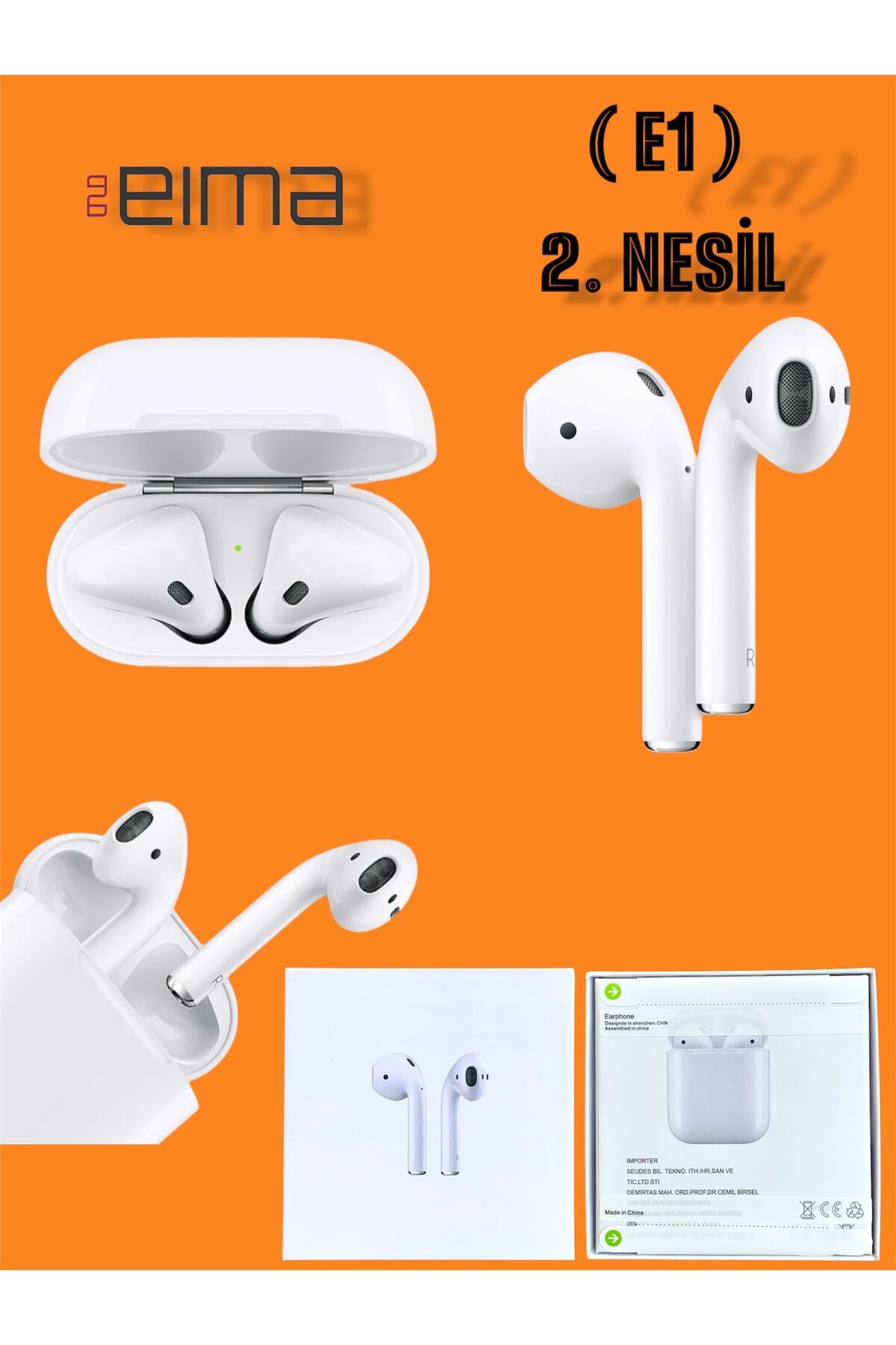 Bestech 2. Nesil A Kalite Kulaklık E1