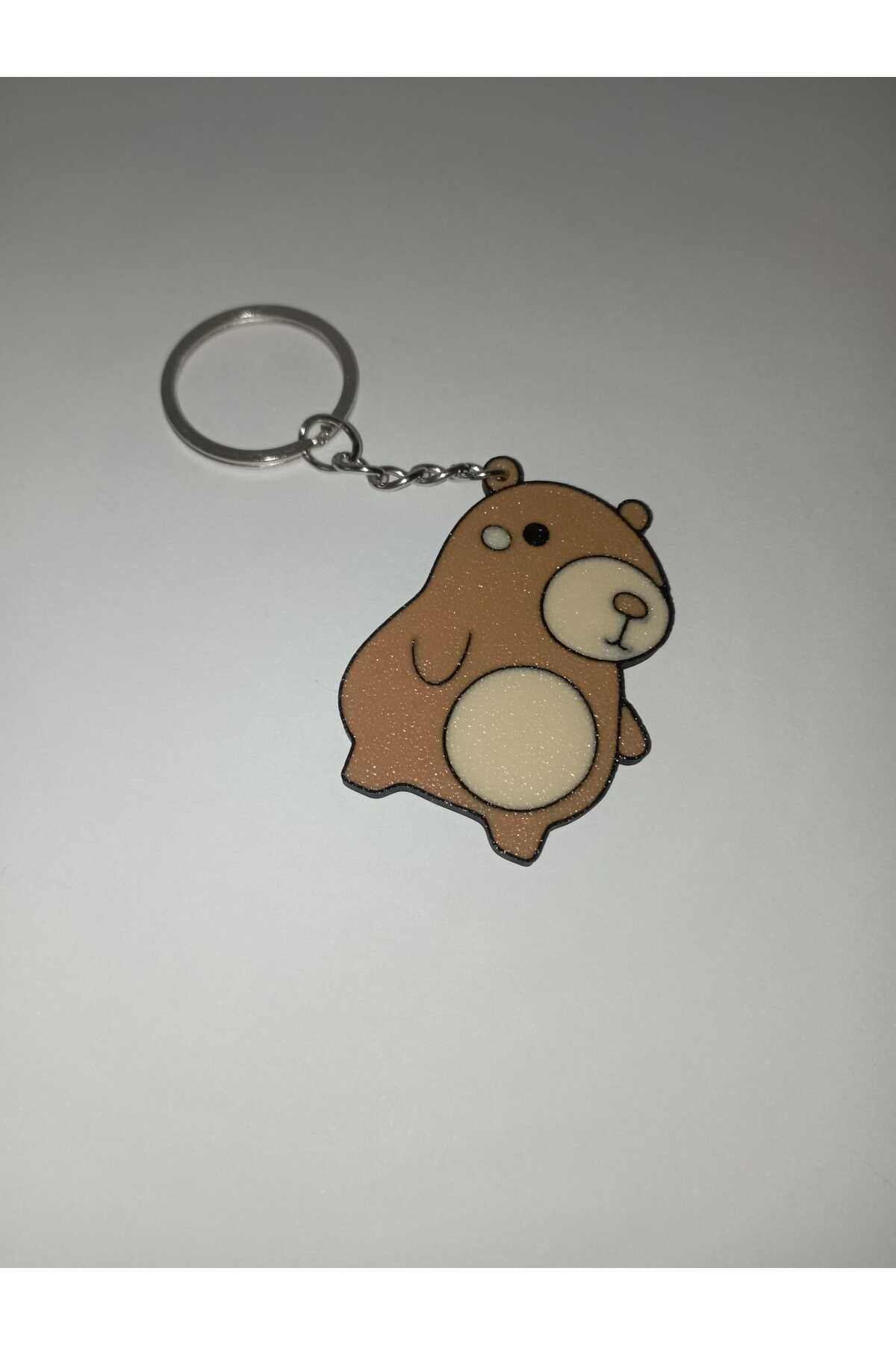 naaksesuar Capybara 3D Anahtarlık Çift Taraflı