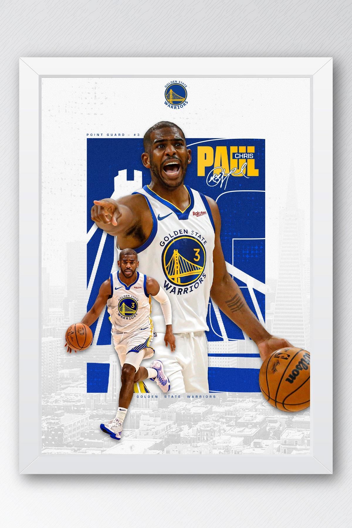 Saturn Chris Paul Çerçeveli Tablo - Basketbol NBA Posteri Tablo