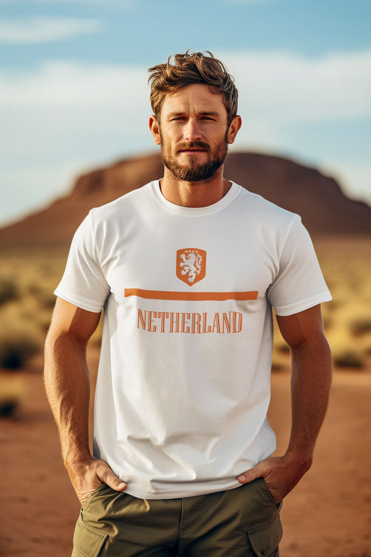 Biy Store Hollanda milli takım forma futbol baskılı unisex kısa kollu erkek tişört kadın t-shirt