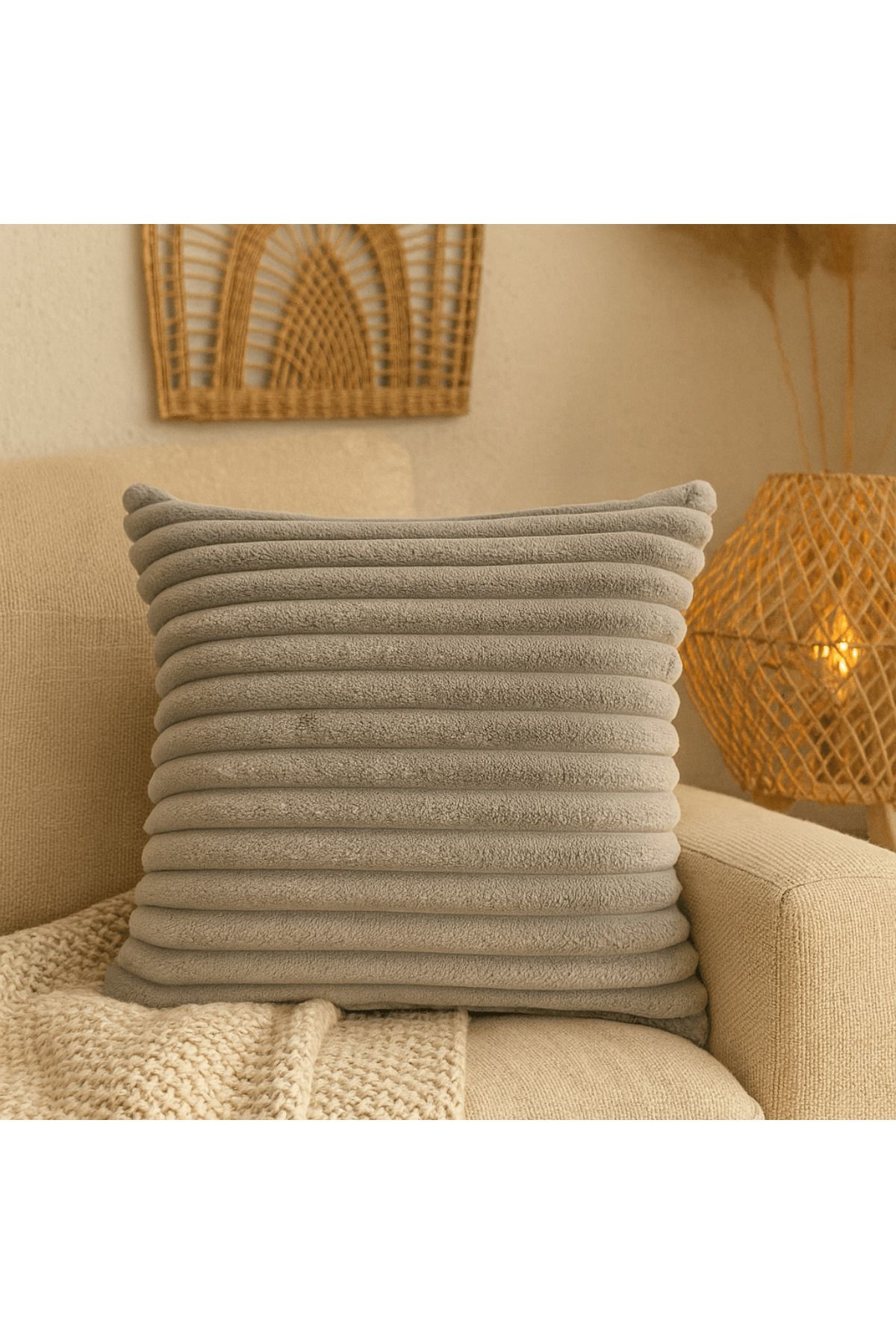 Comfy Sloth Ekru Megaline Kırlent Kılıfı - SORELA