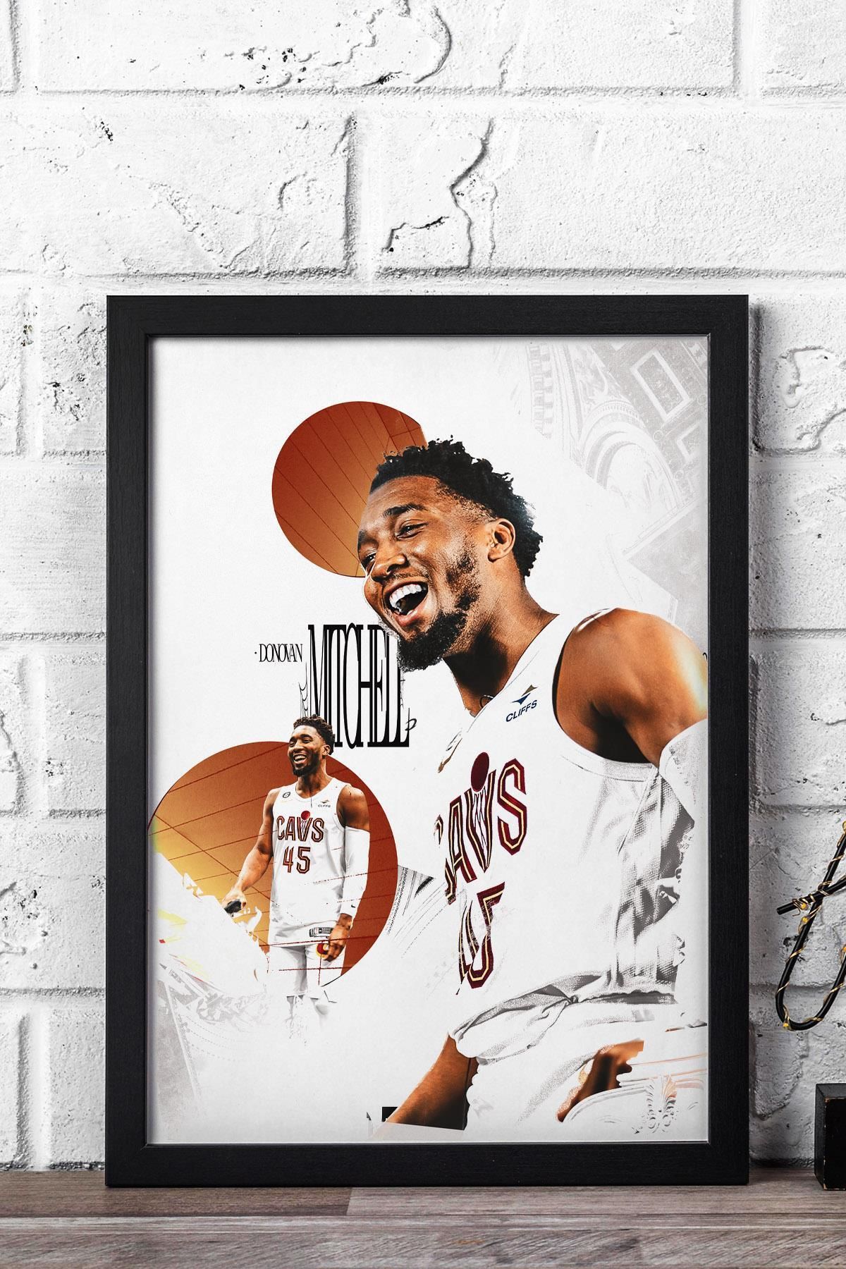 Saturn Donovan Mitchell Çerçeveli Tablo - Basketbol NBA Posteri Tablo
