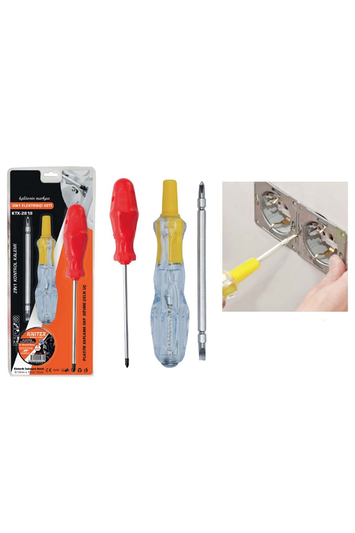 KANDİLLER KONTROL KALEMİ YILDIZ TORNAVİDA PRATİK SET