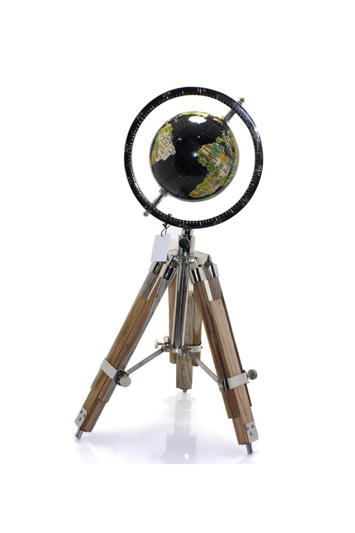 Skygo Tripod Standlı Dönen Dekoratif Dünya YerKüre Harita Hediyelik