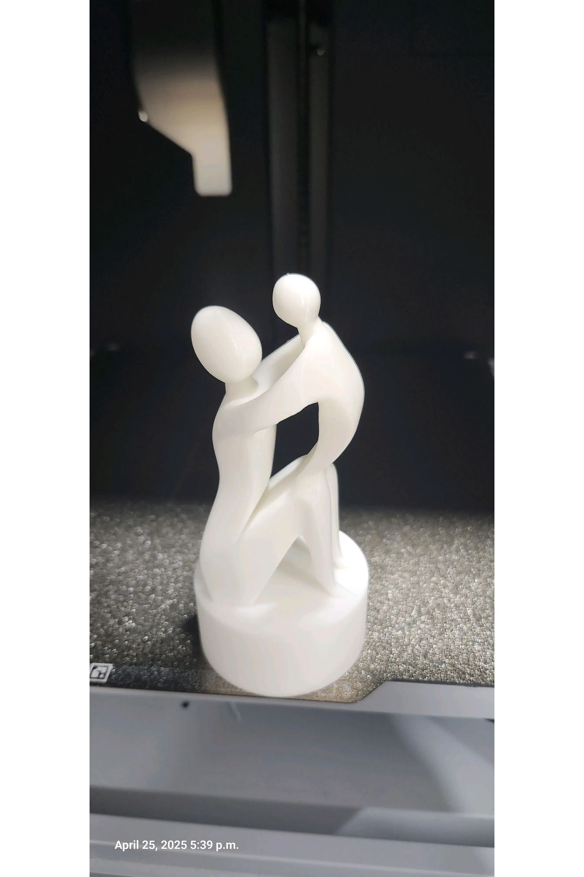 TSC Anne ve Bebek Ev Masüstü Dekoratif Hediyelik Obje Beyaz Renk 14CM